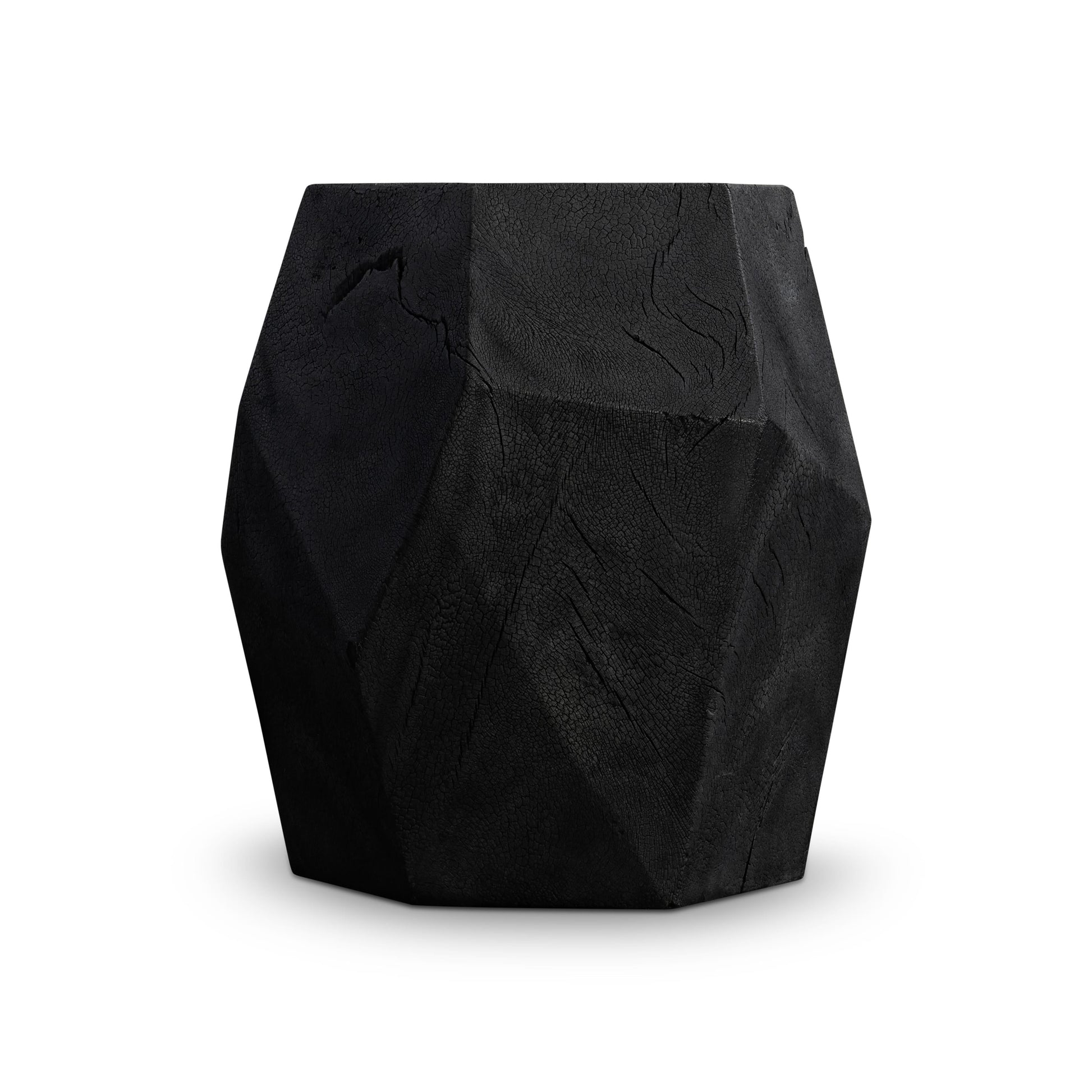 Dee Black Burn Accent Table - Ornate Home