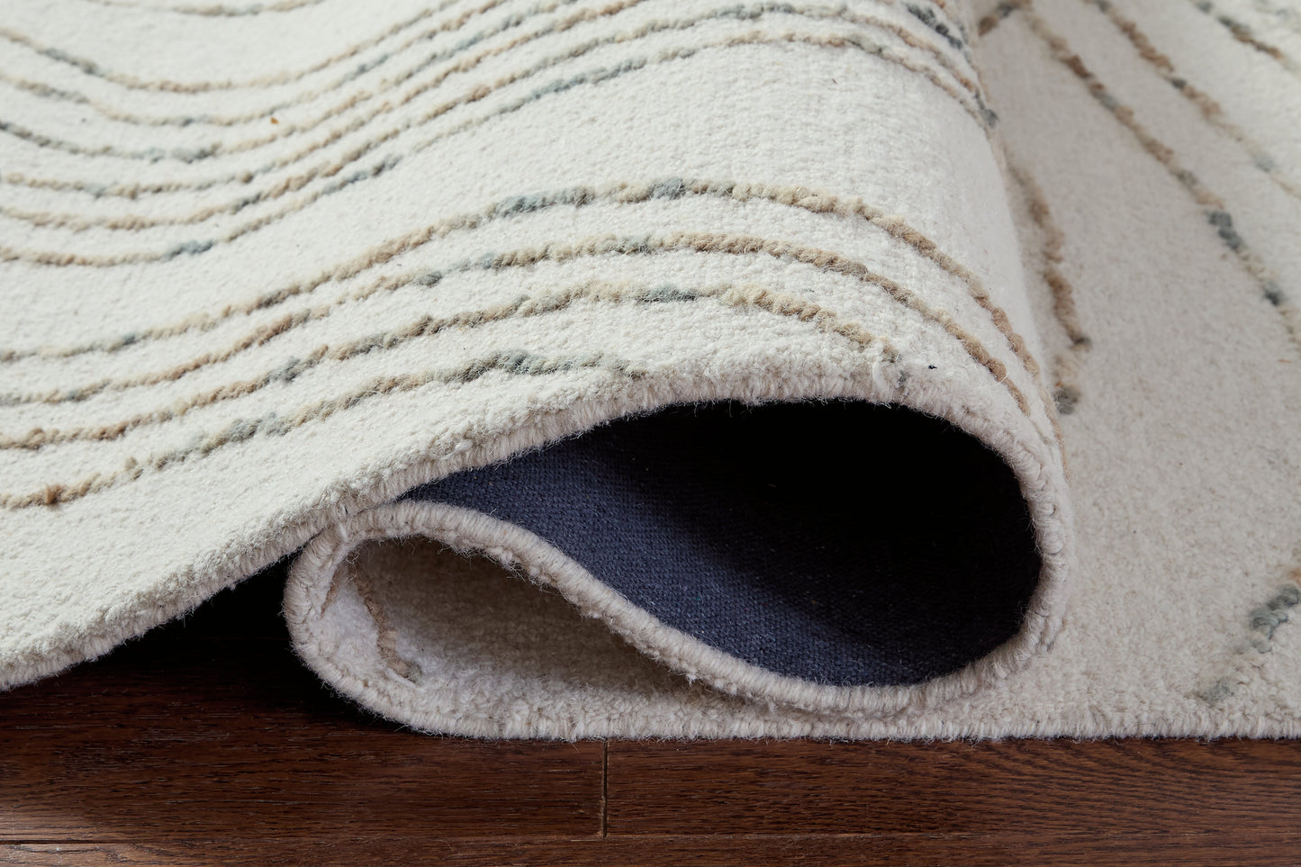 Deenbury Ivory/Green/Brown Large Rug- Viva Furn