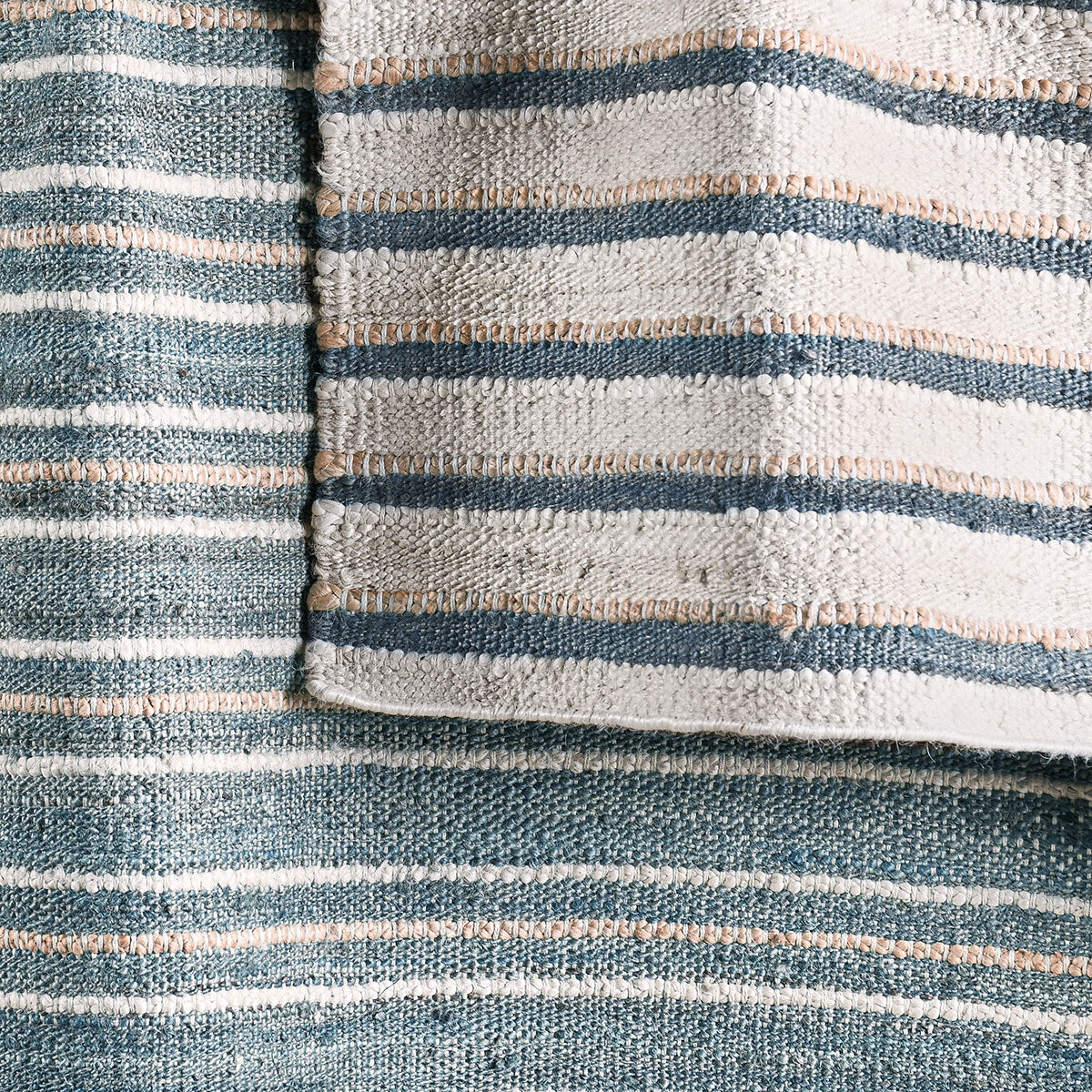 Del Mar Ivory/Aqua Rug - Ornate Home