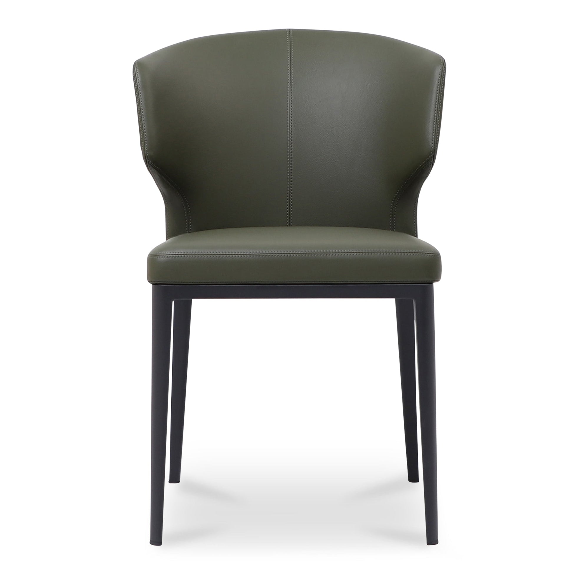 Delaney Dark Green Dining Chair (Set of 2) - Ornate Home