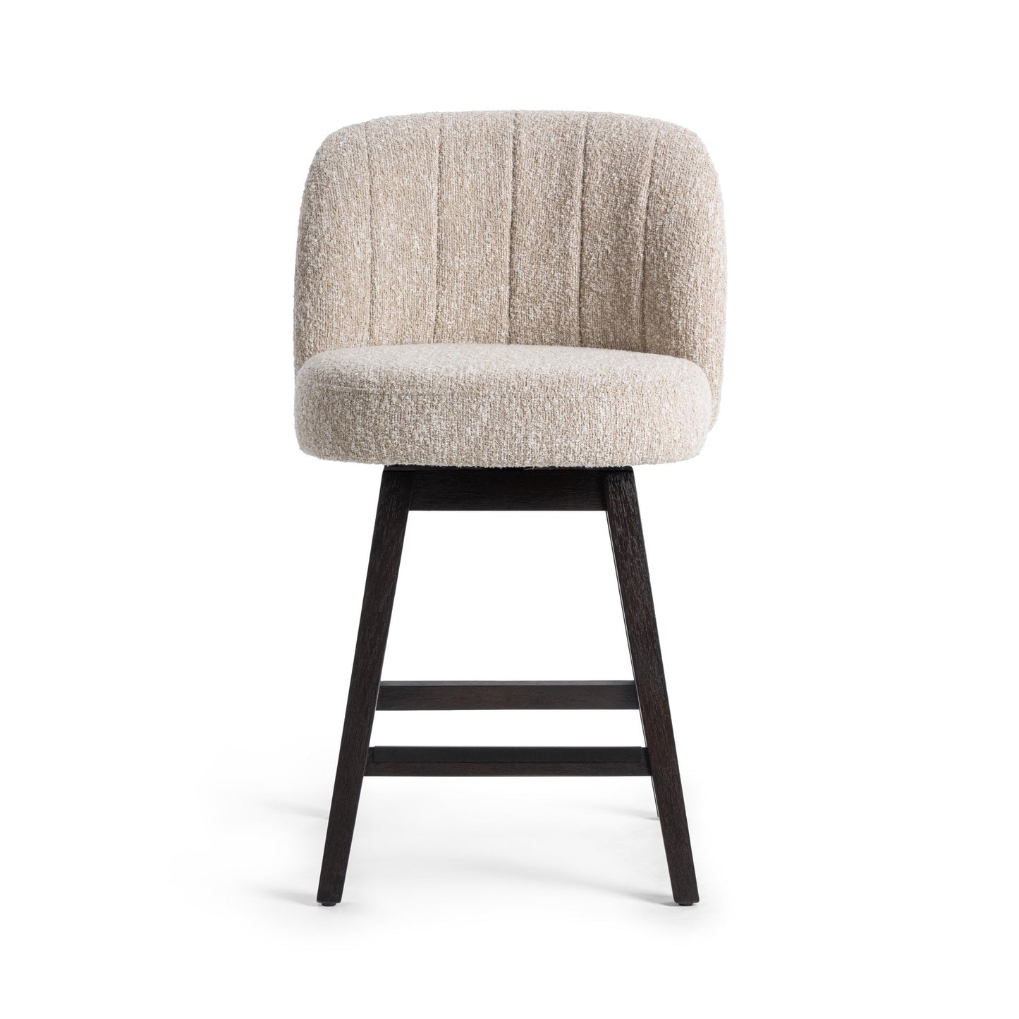 Della Sandy Cream Counter Stool - Ornate Home
