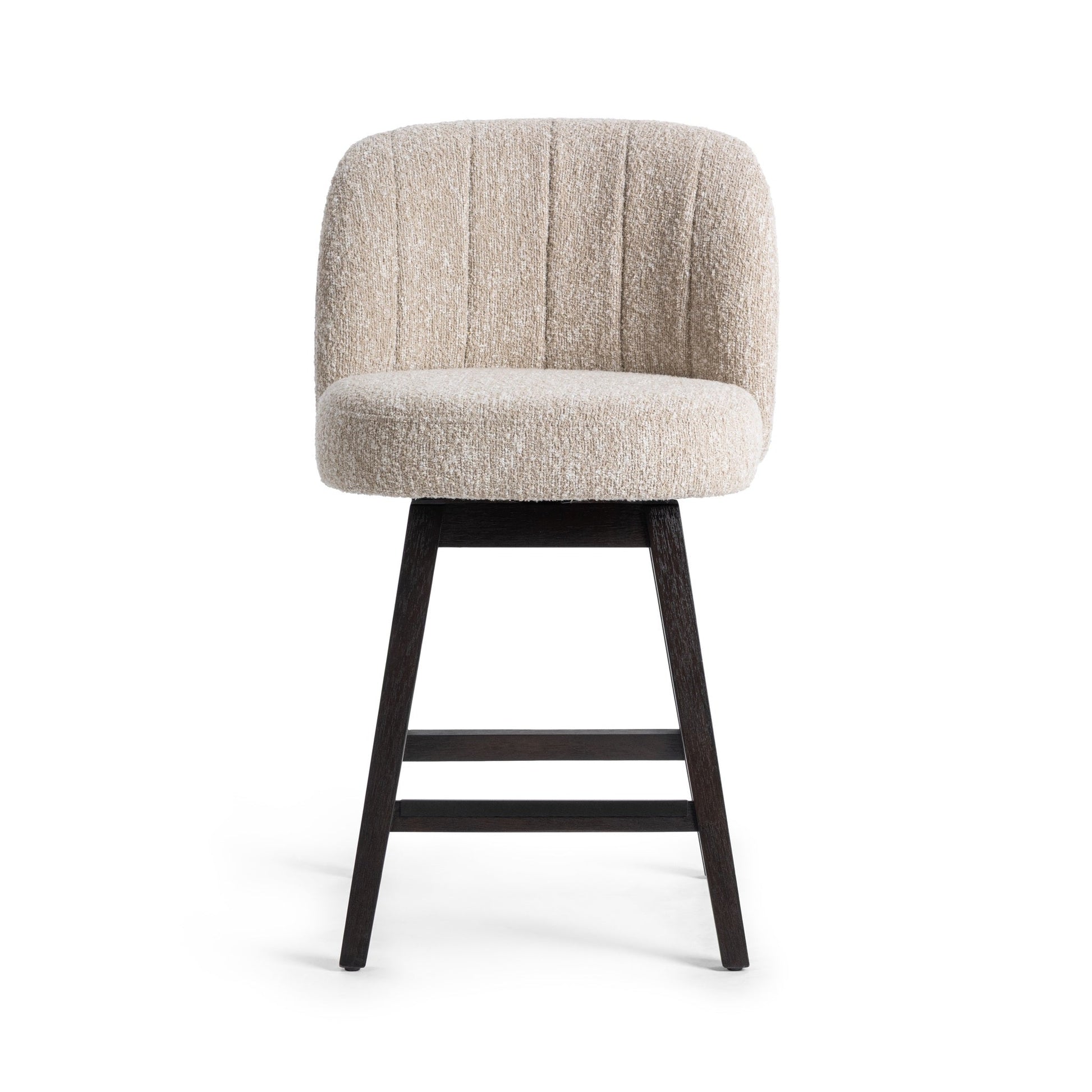 Della Sandy Cream Counter Stool - Ornate Home