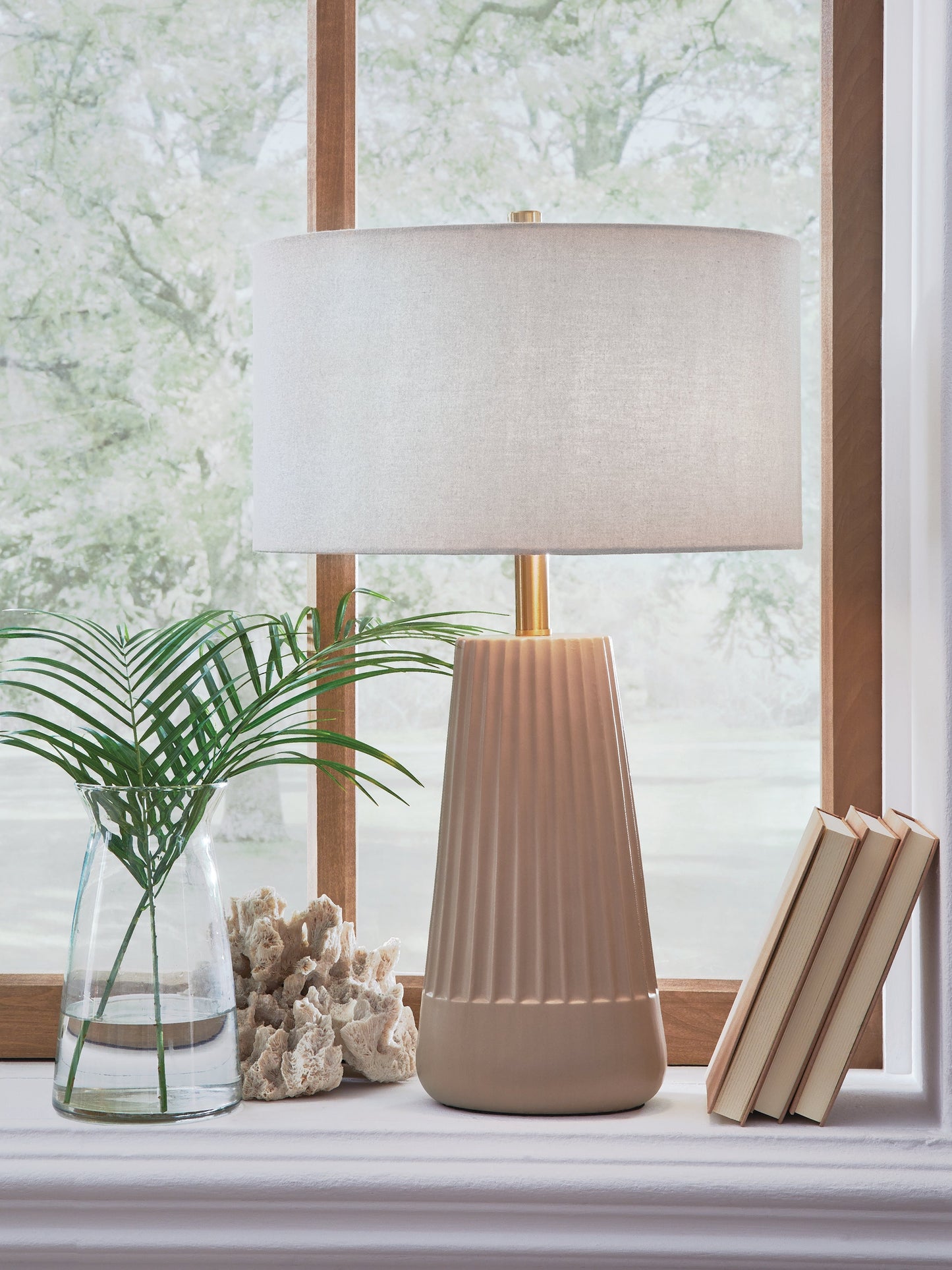 Dellner Mocha Table Lamp- Viva Furn