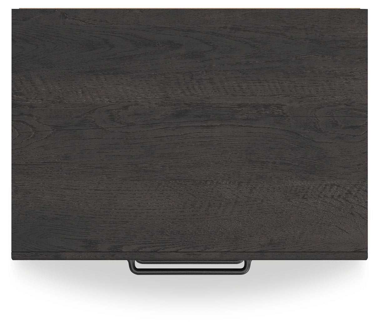 Delmorta Dark Gray-22" 2 Drawer Charging Nightstand- Viva Furn