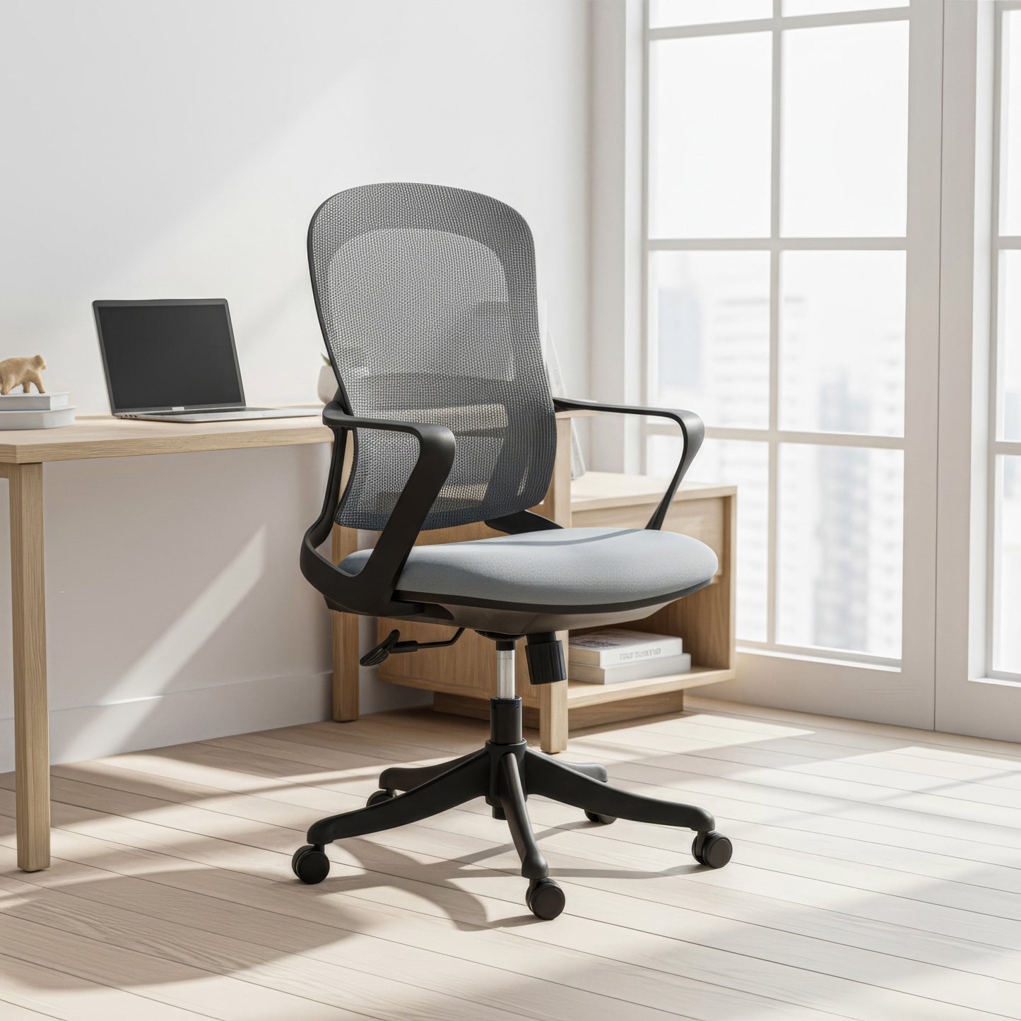Delo Gray Office Chair - Ornate Home