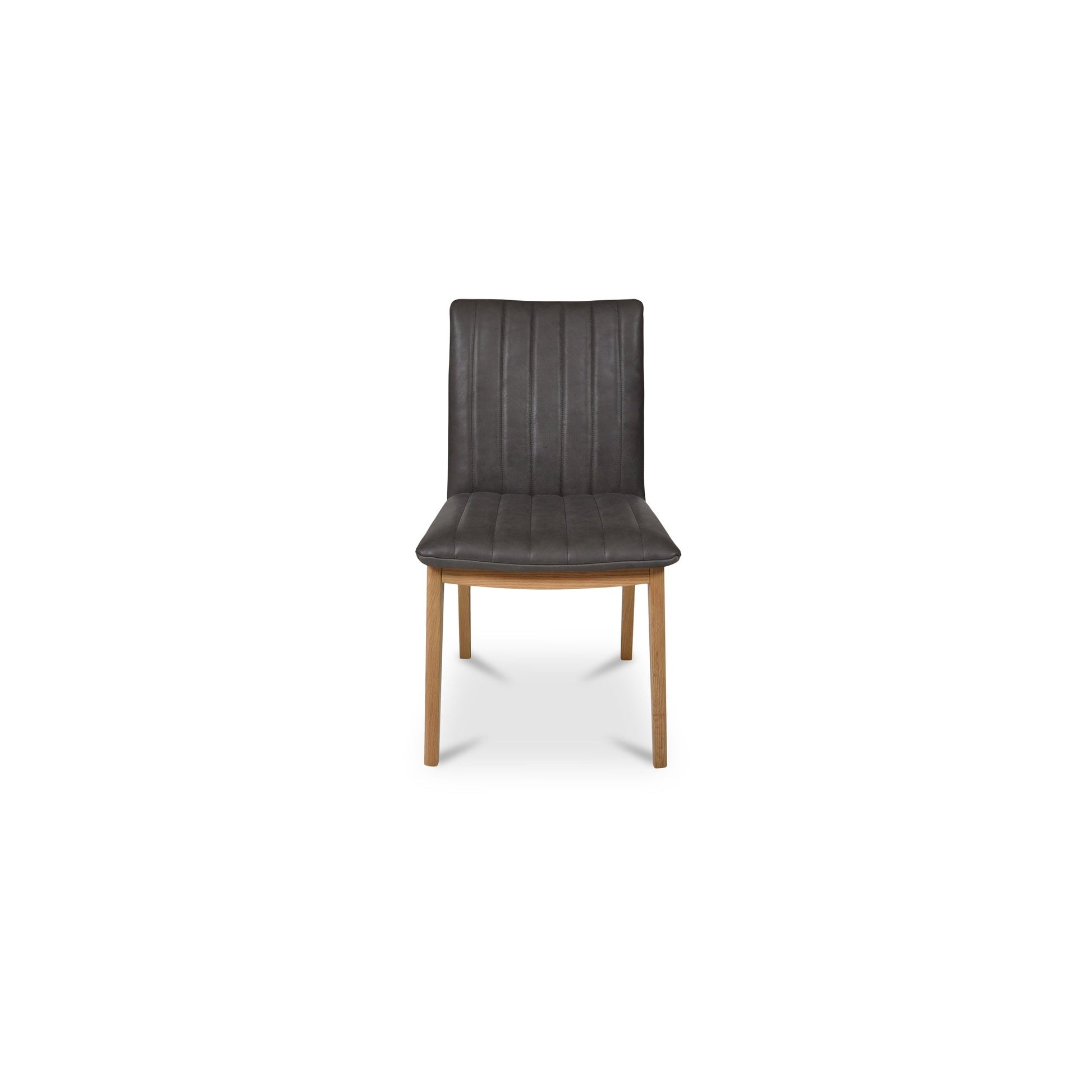 Demi Brown Dining Leather Chair (Set of 2) - Ornate Home