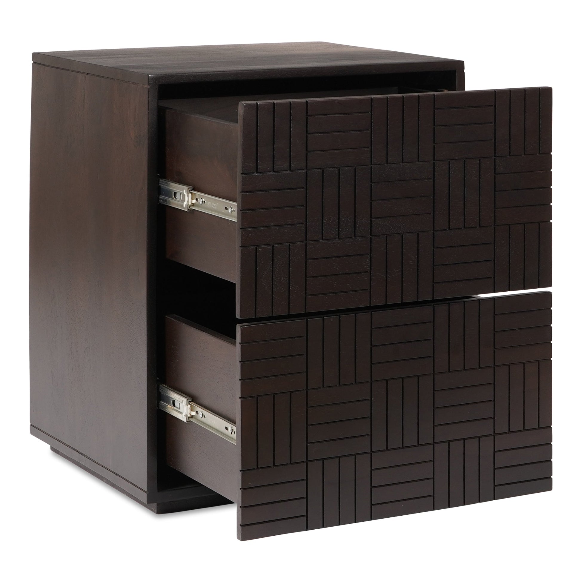 Denman Dark Brown Nightstand - Ornate Home