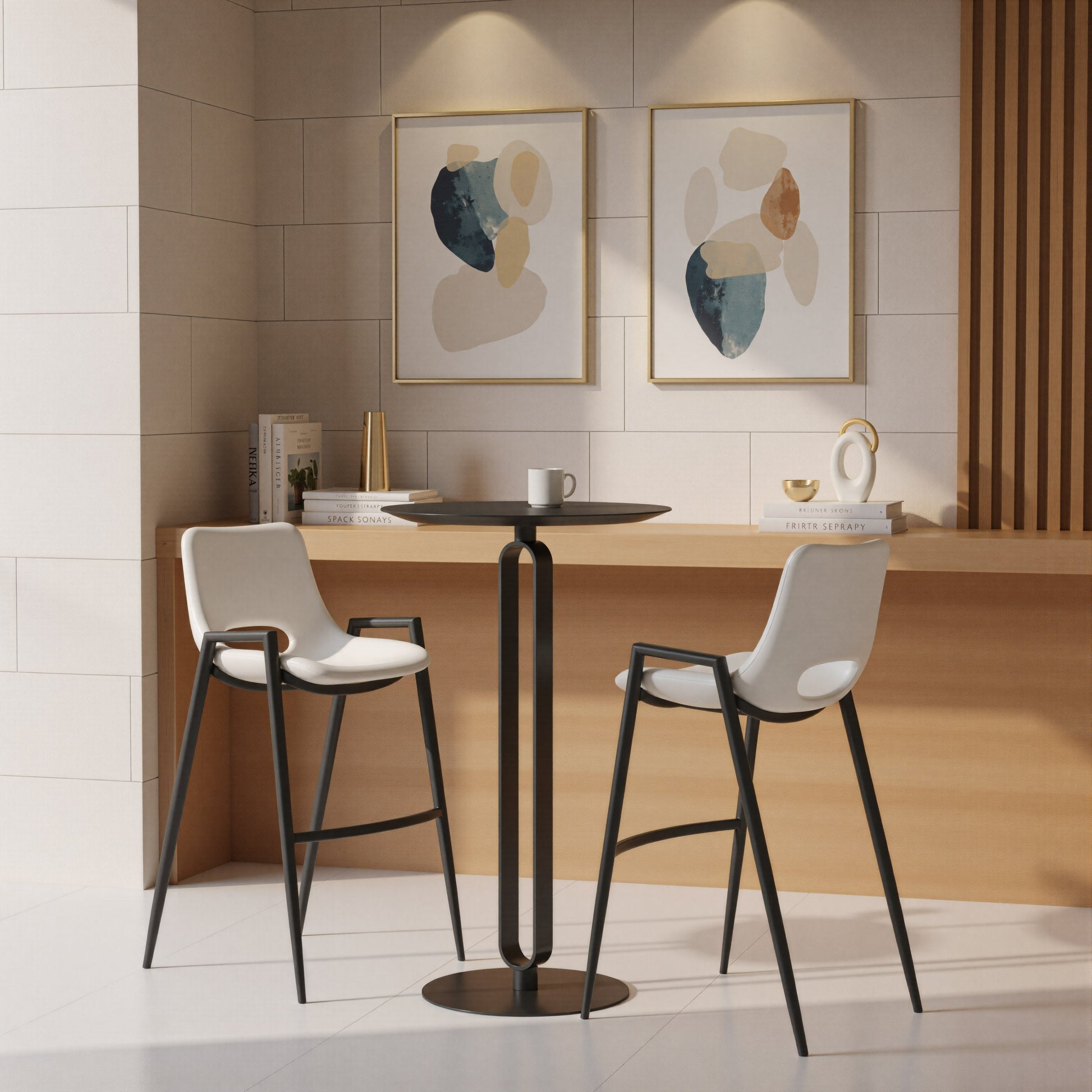 Derry Black Bar Table - Ornate Home