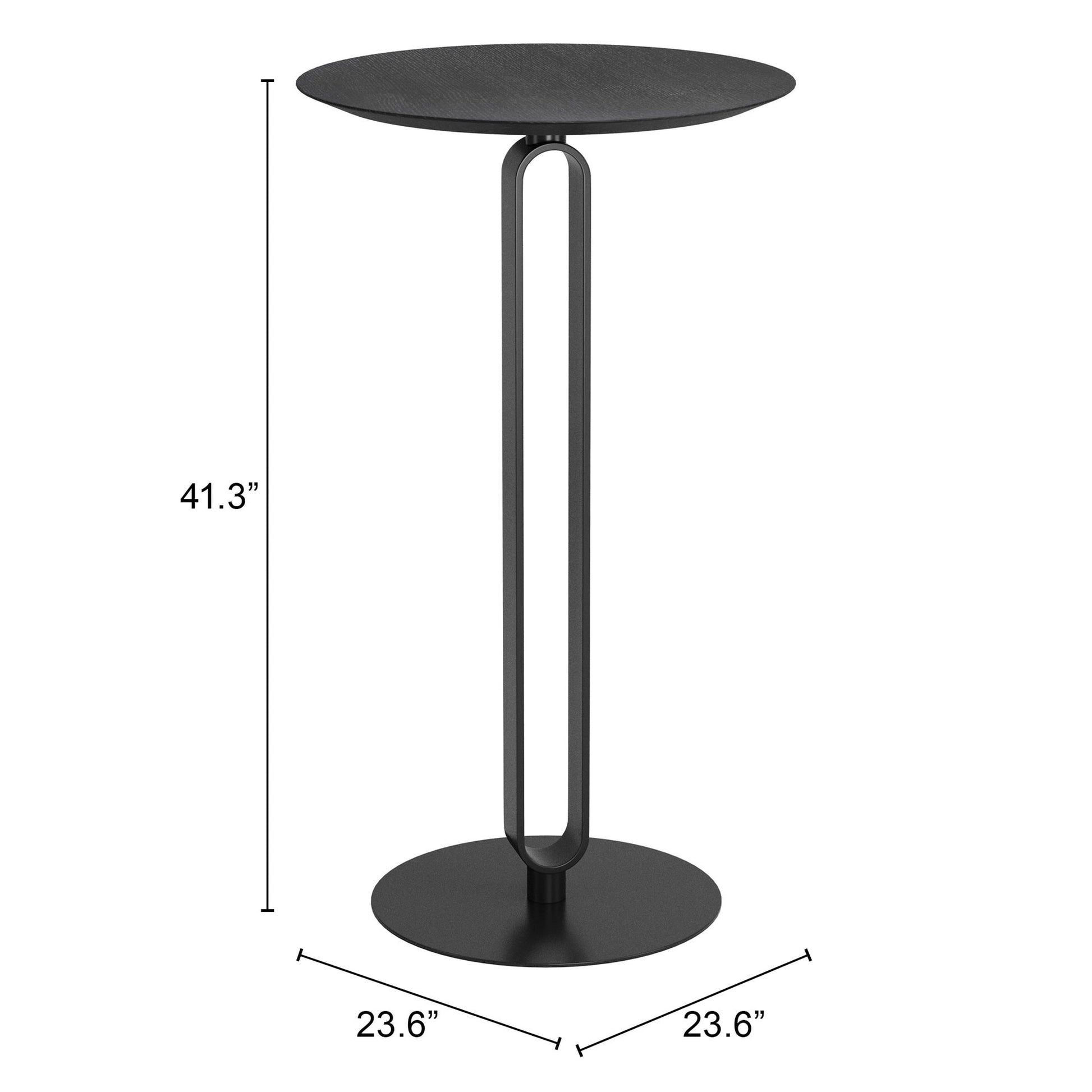Derry Black Bar Table - Ornate Home