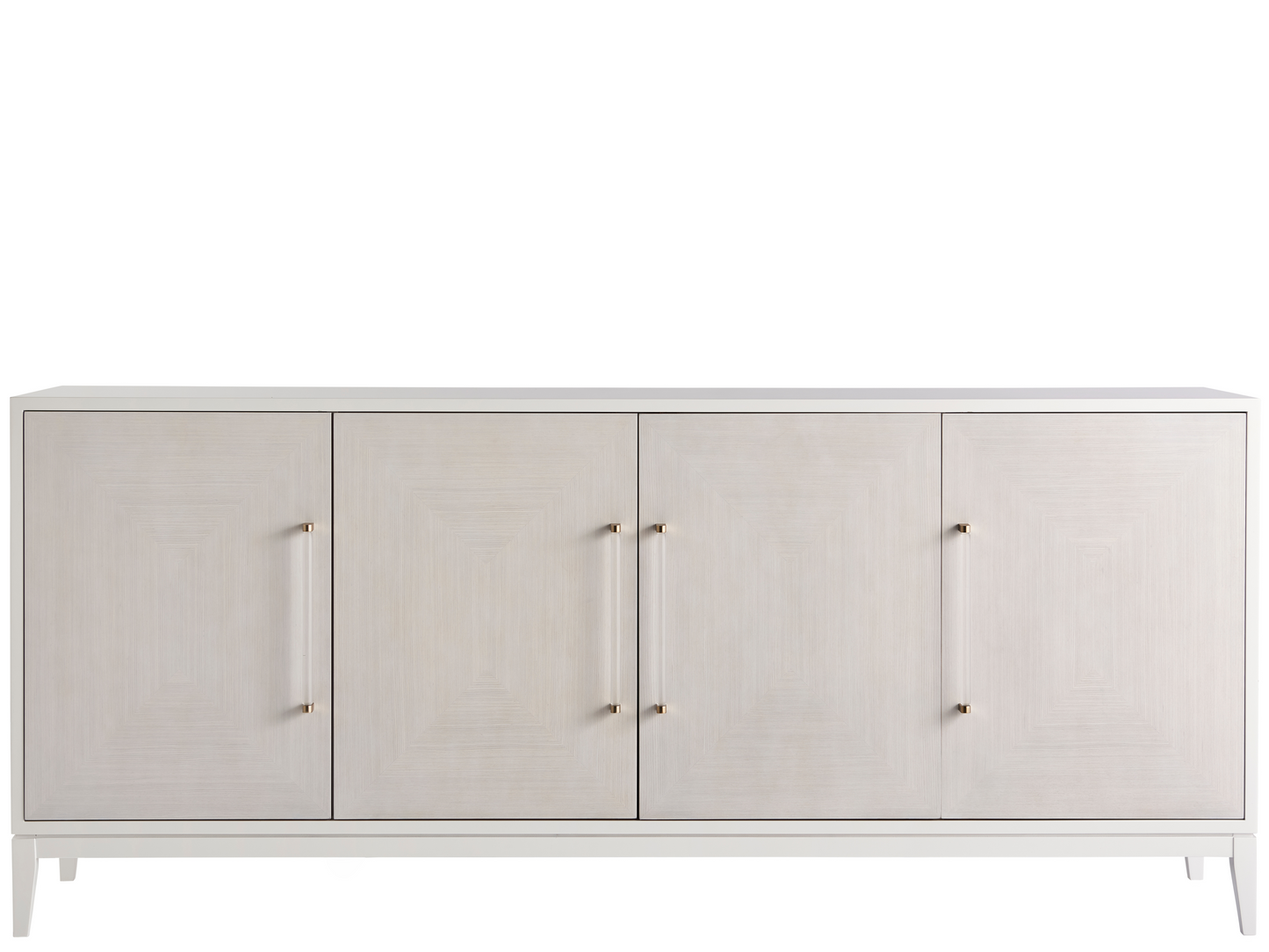 Desert Rose Alabaster/White Lacquer Credenza - Ornate Home