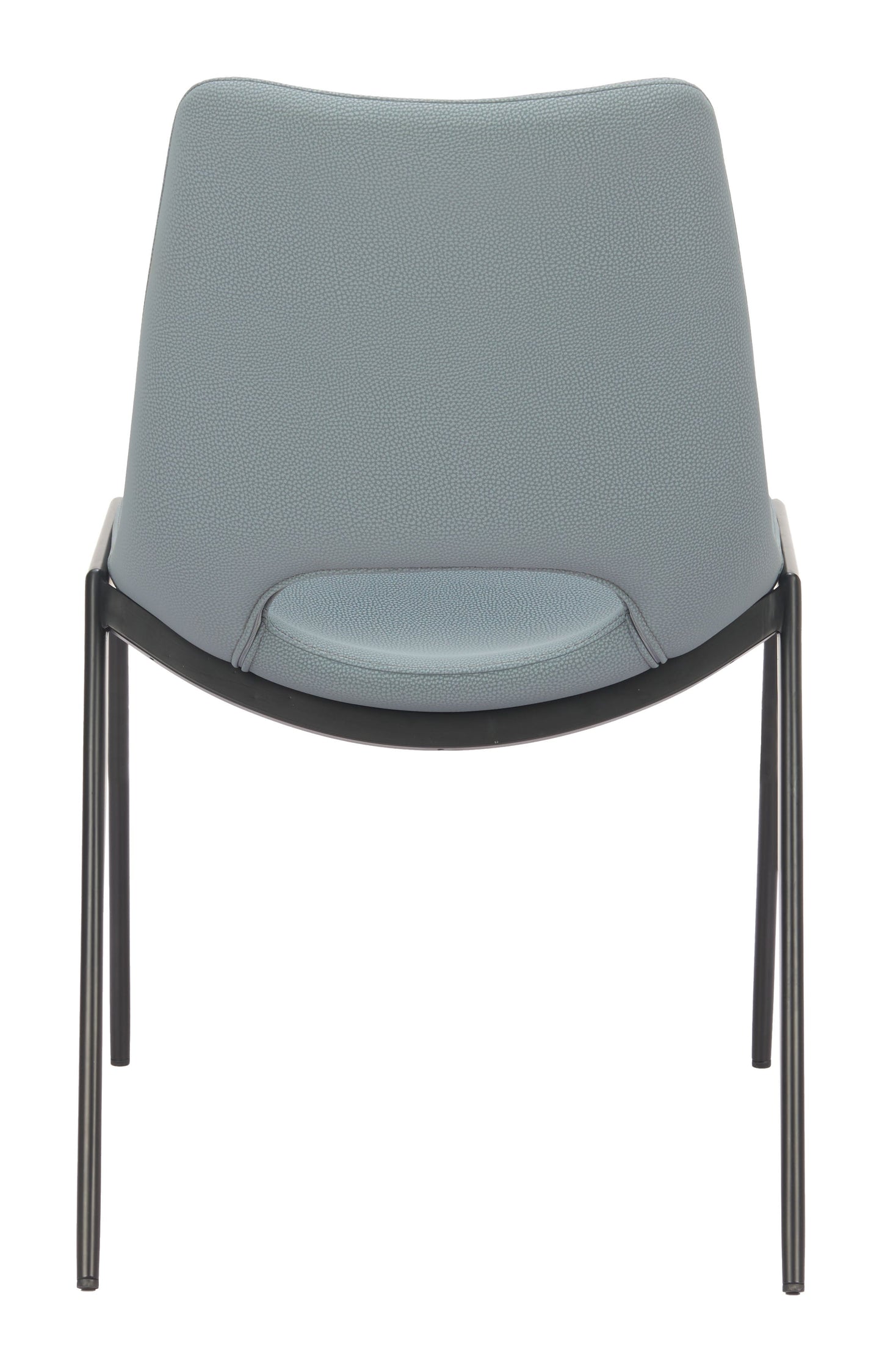 Desi Azure Gray Armless Dining Chair (Set of 2) - Ornate Home