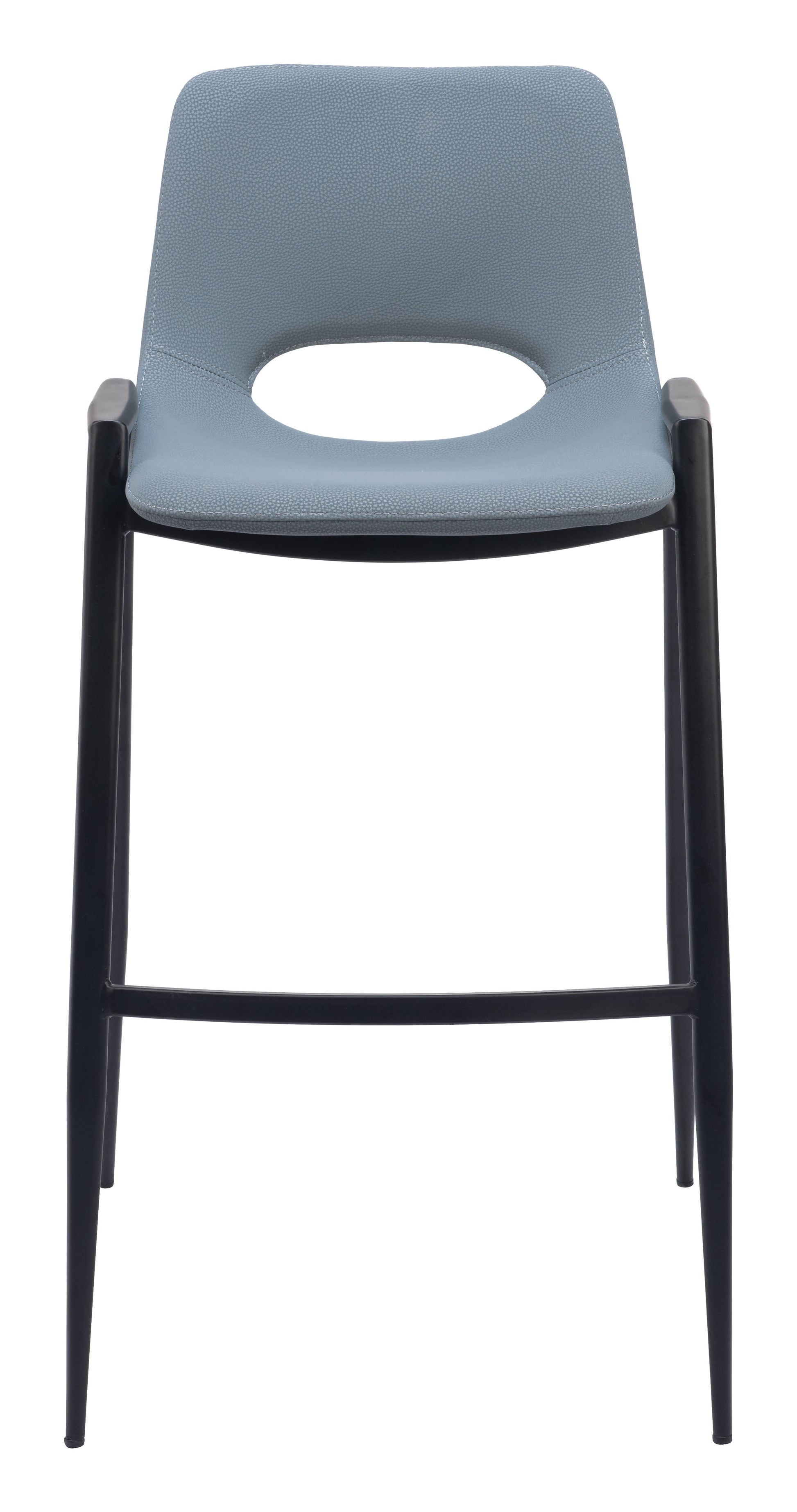 Desi Azure Gray Barstool (Set of 2) - Ornate Home
