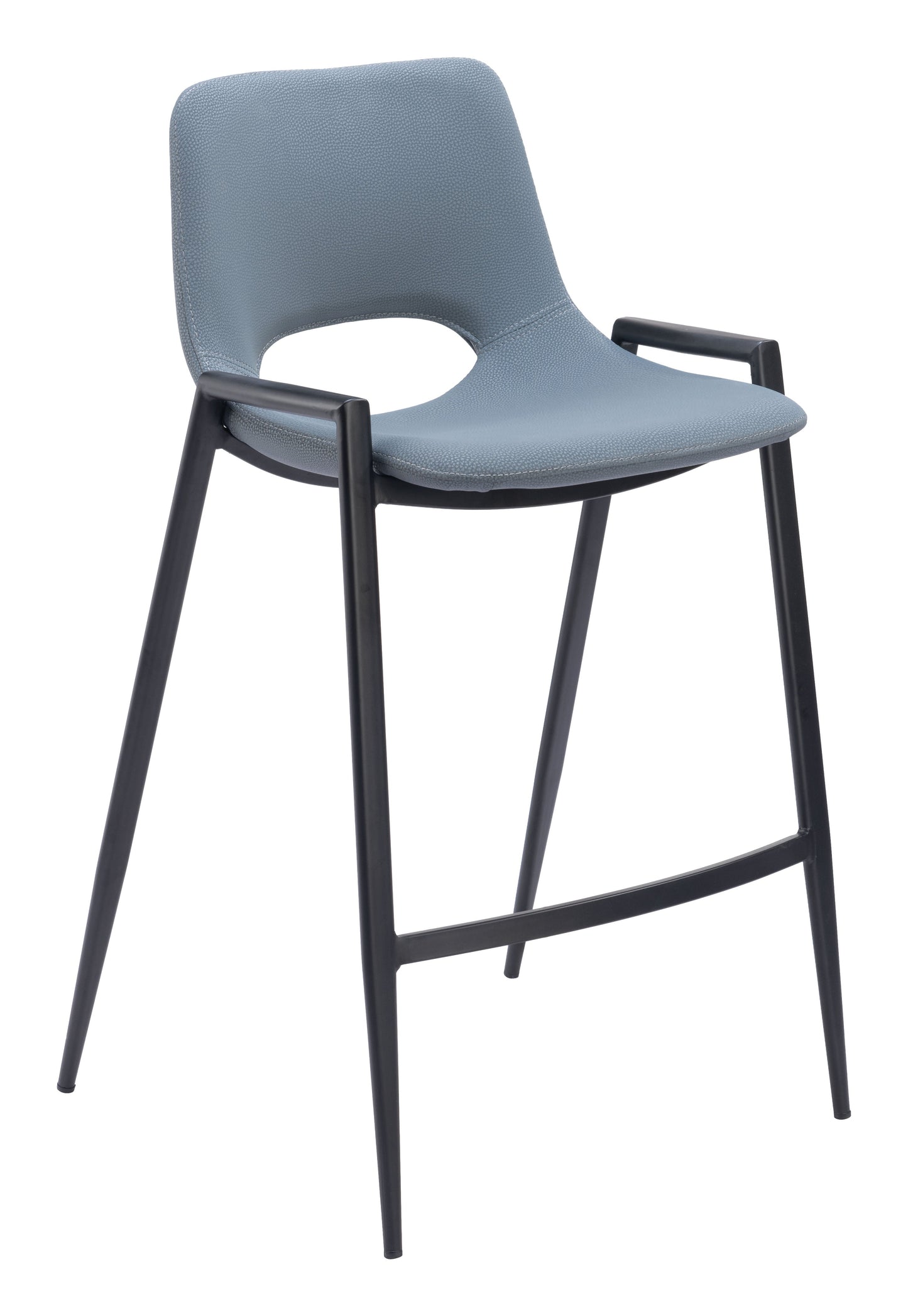 Desi Azure Gray Counter Stool (Set of 2) - Ornate Home