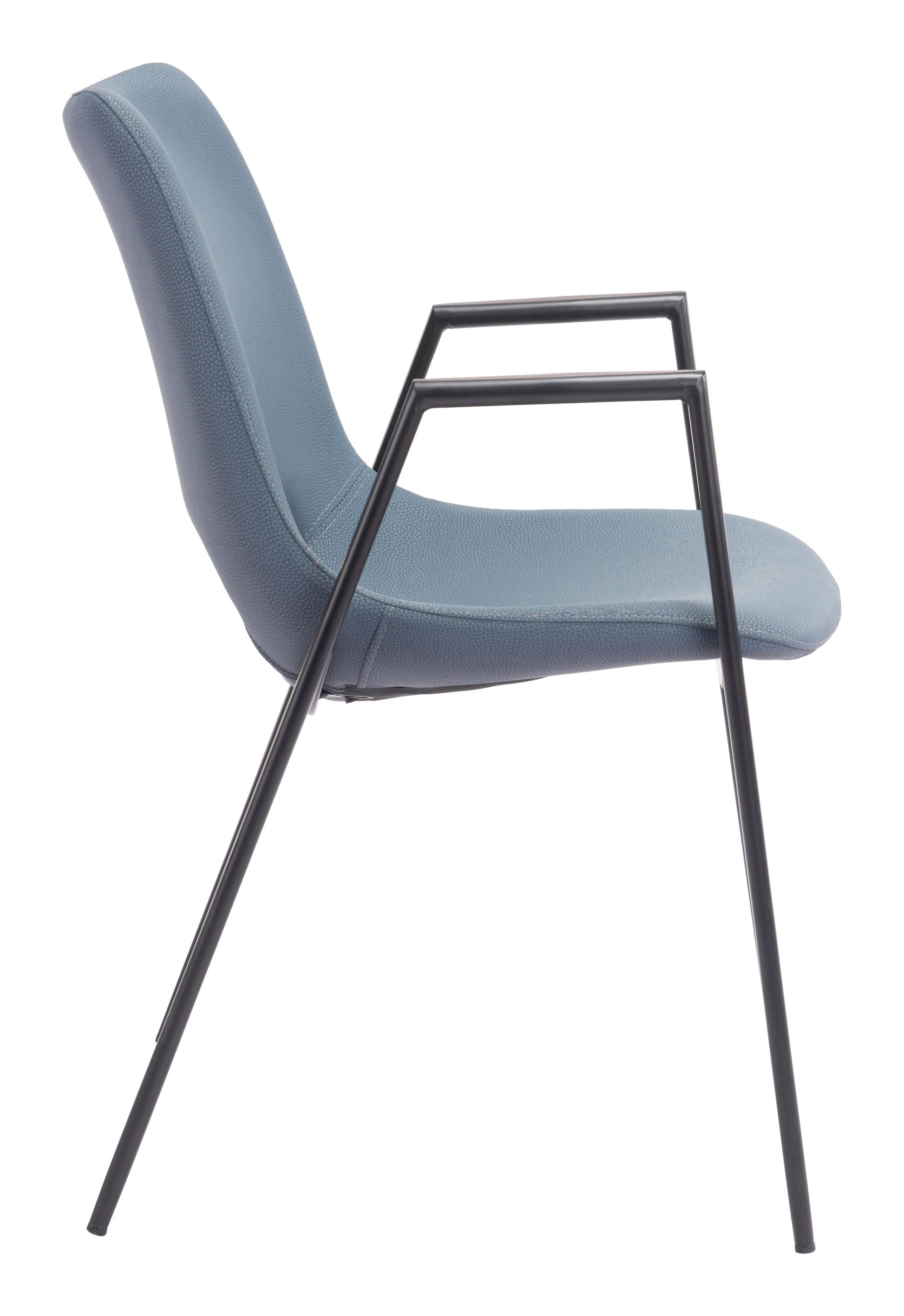 Desi Azure Gray Dining Chair (Set of 2) - Ornate Home