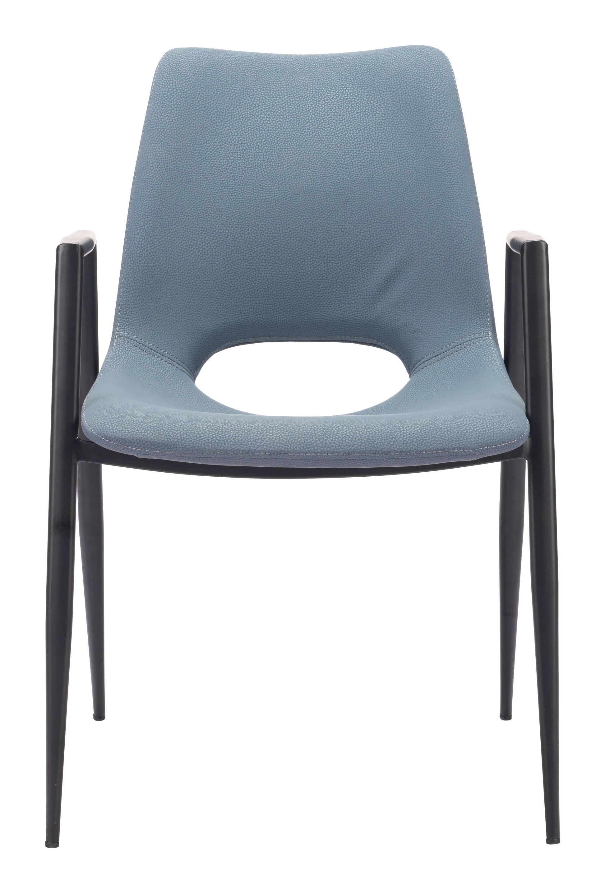Desi Azure Gray Dining Chair (Set of 2) - Ornate Home