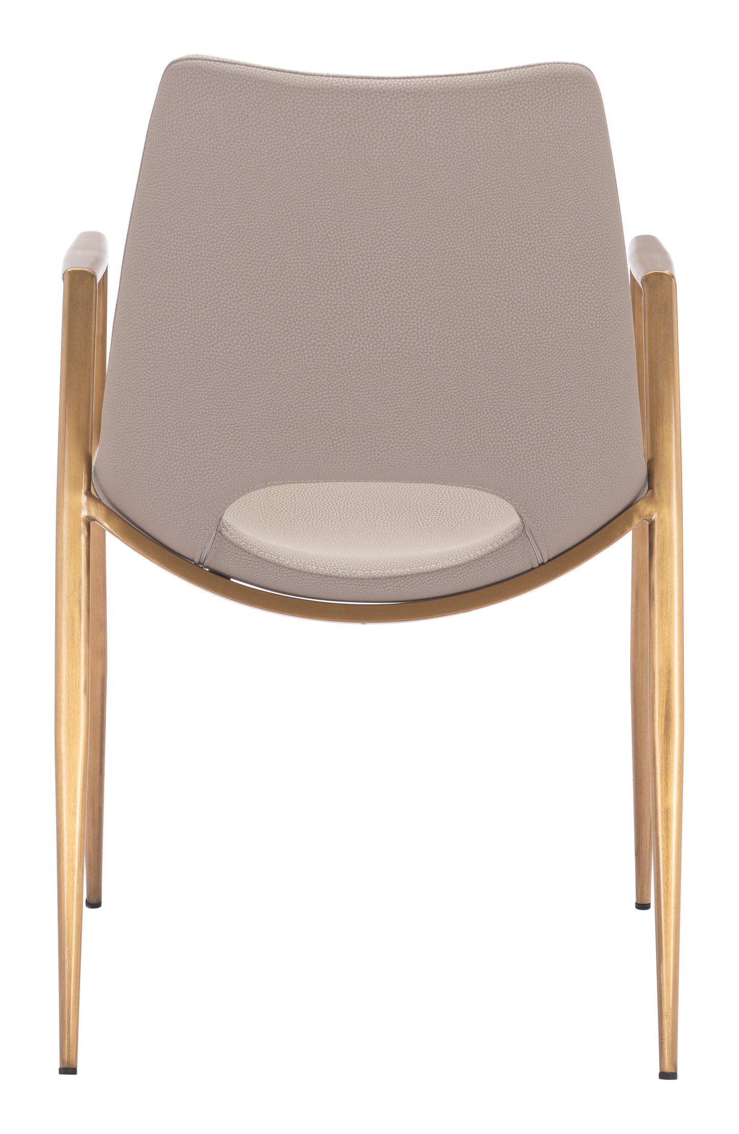 Desi Beige & Gold Dining Chair (Set of 2) - Ornate Home