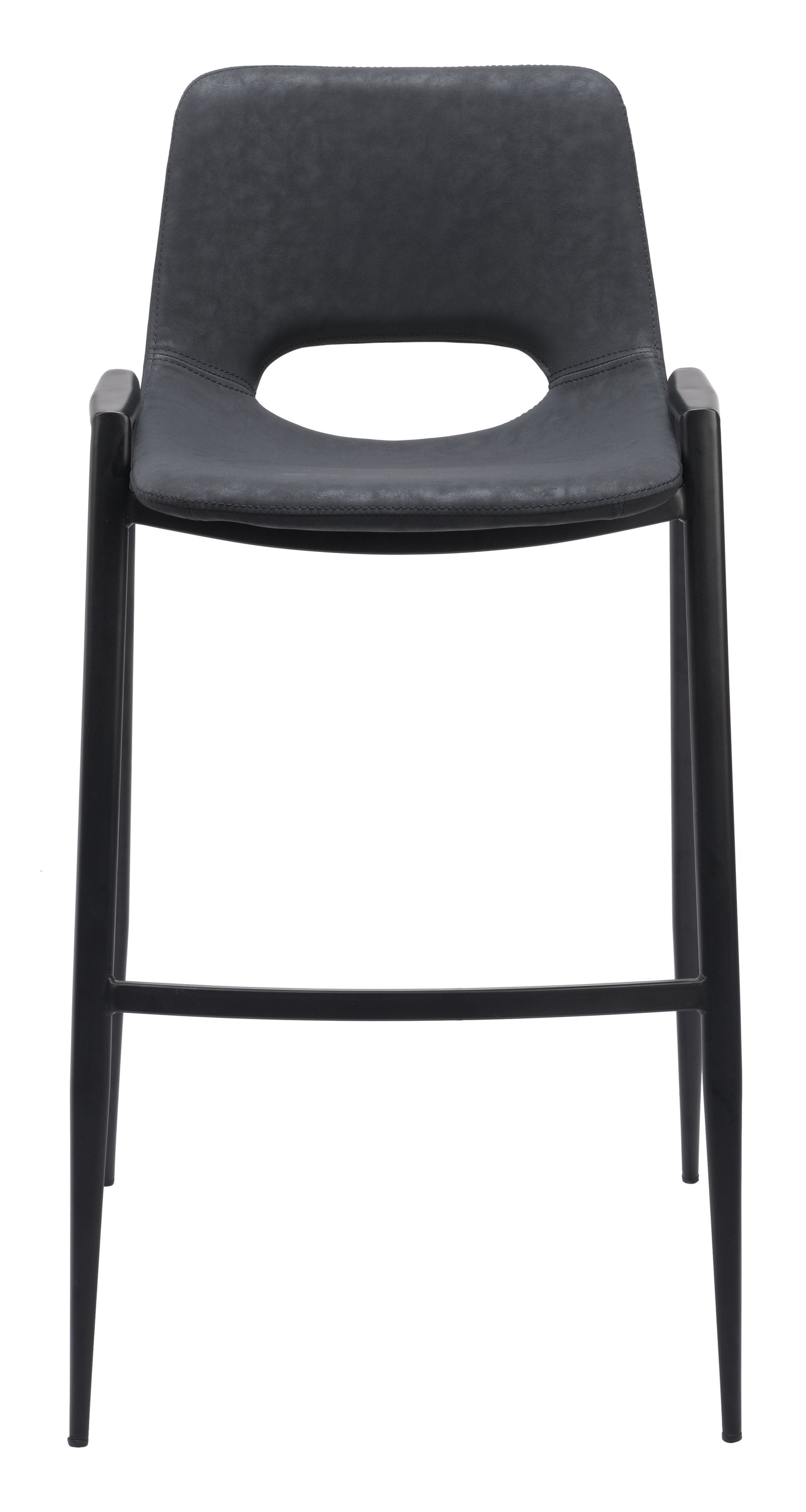 Desi Black Barstool (Set of 2) - Ornate Home