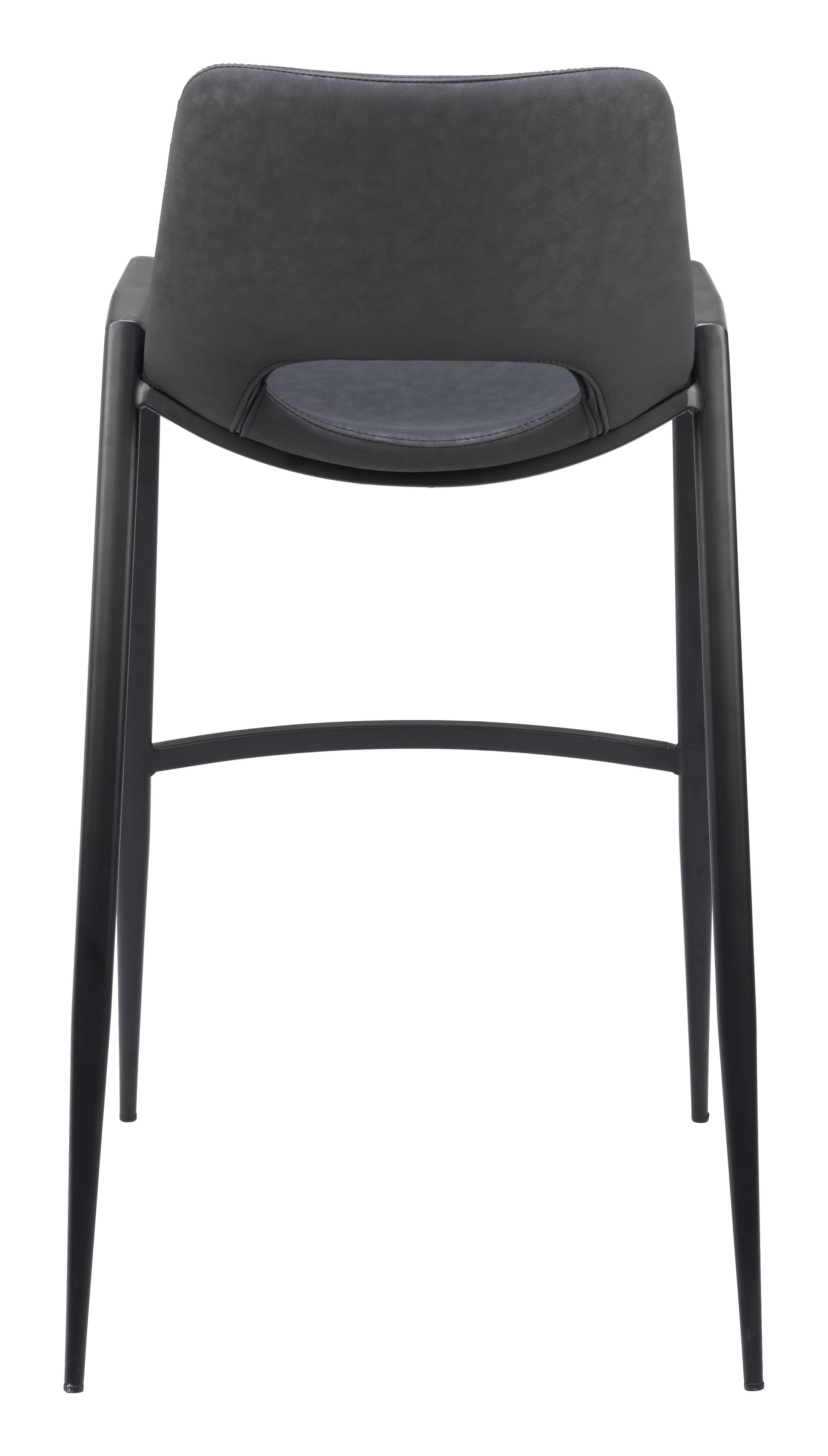 Desi Black Barstool (Set of 2) - Ornate Home