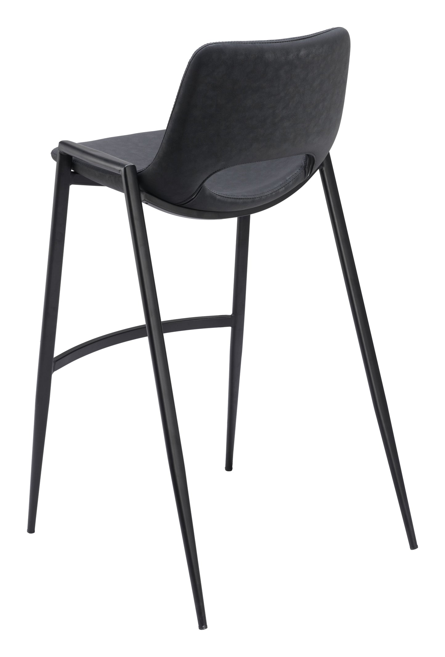 Desi Black Barstool (Set of 2) - Ornate Home
