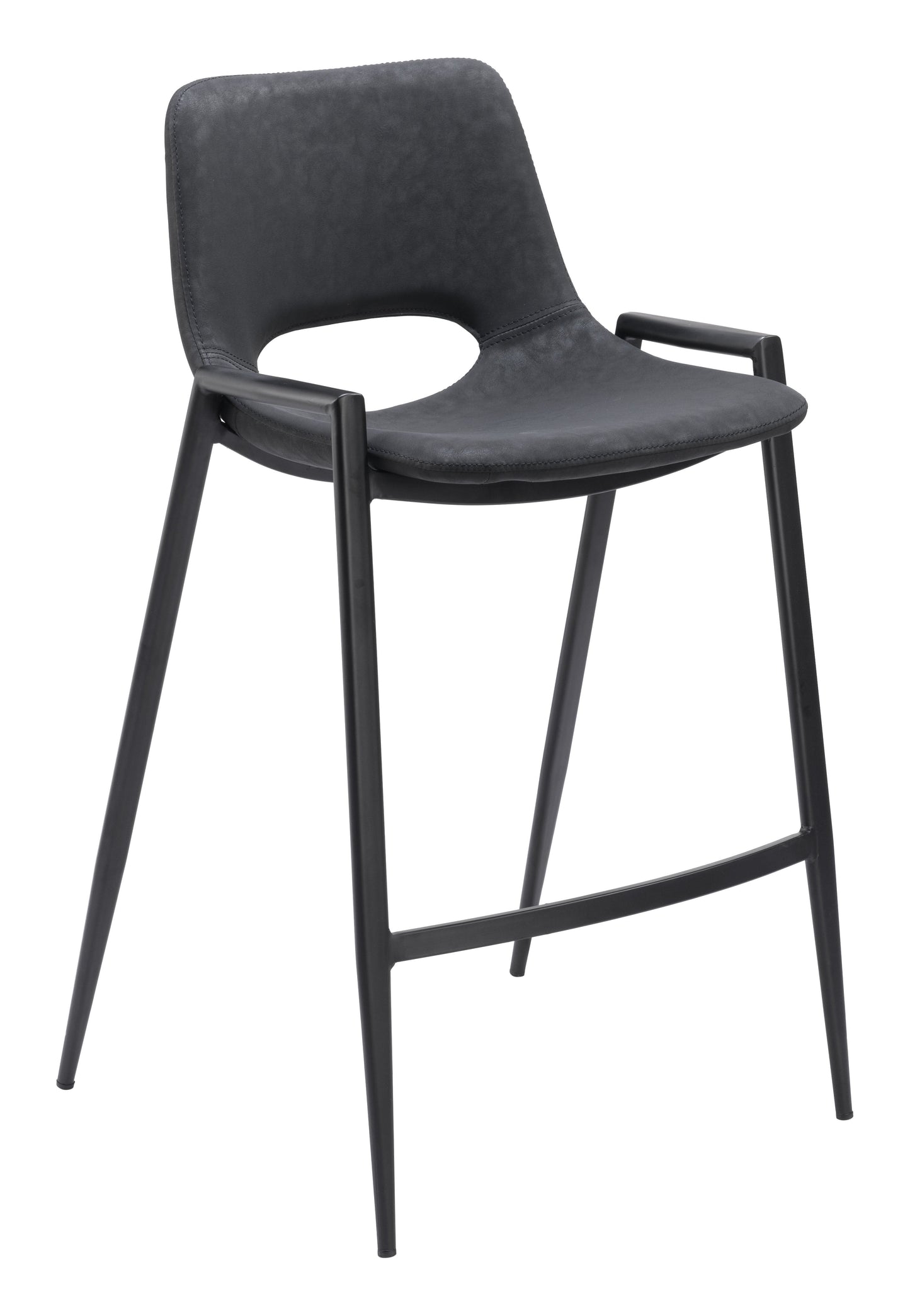Desi Black Counter Stool (Set of 2) - Ornate Home