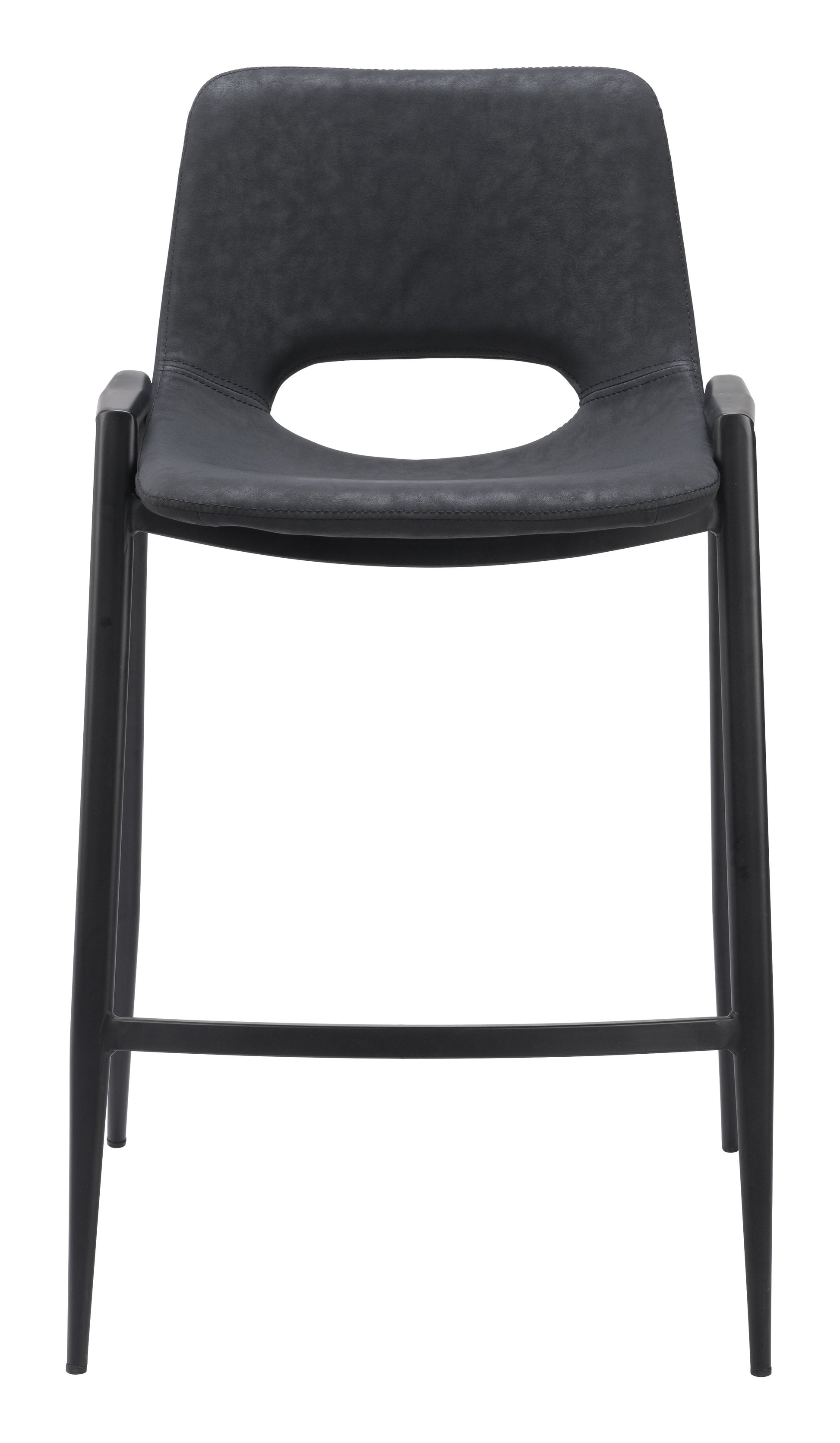 Desi Black Counter Stool (Set of 2) - Ornate Home