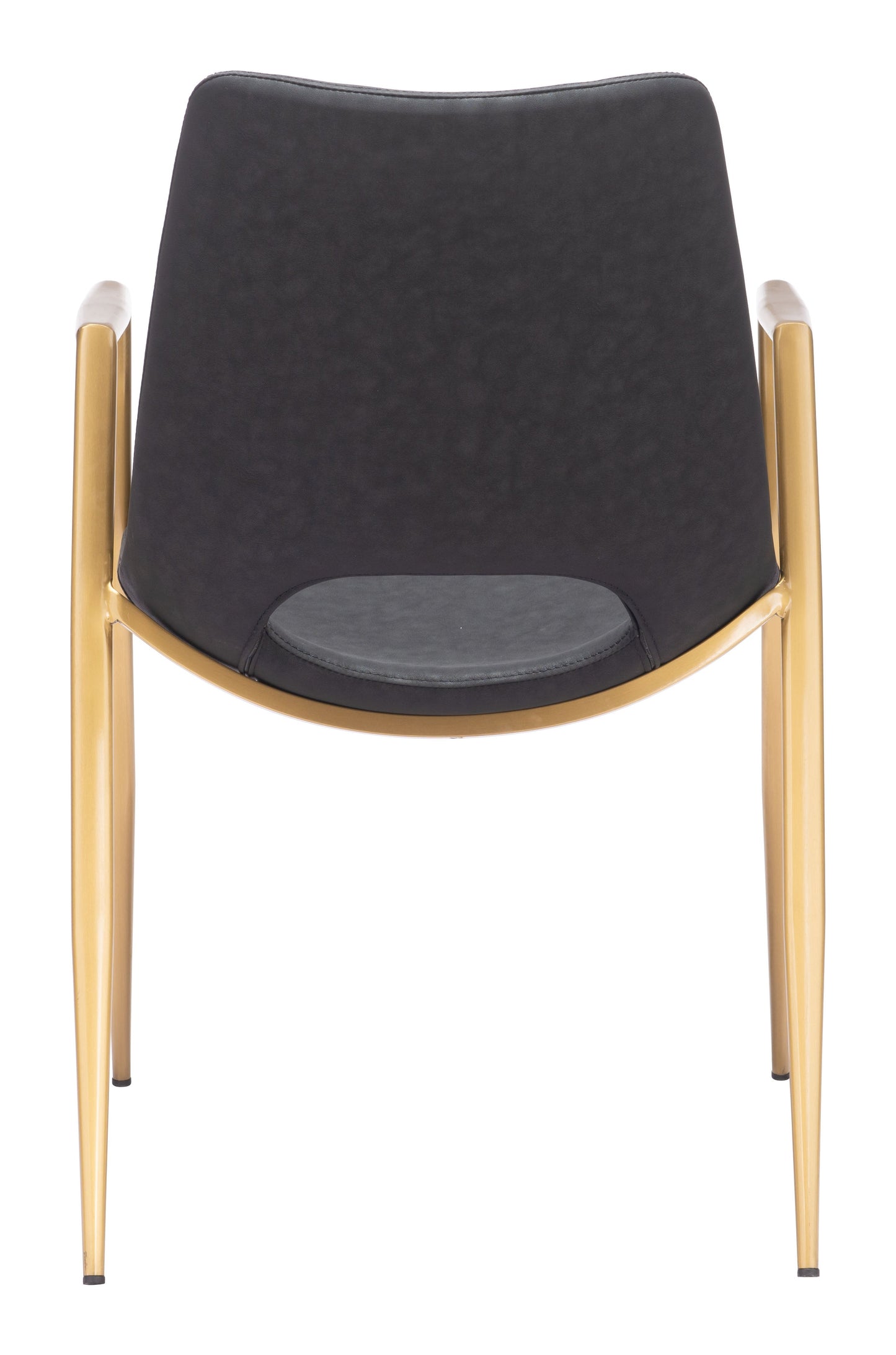 Desi Black & Gold Dining Chair (Set of 2) - Ornate Home