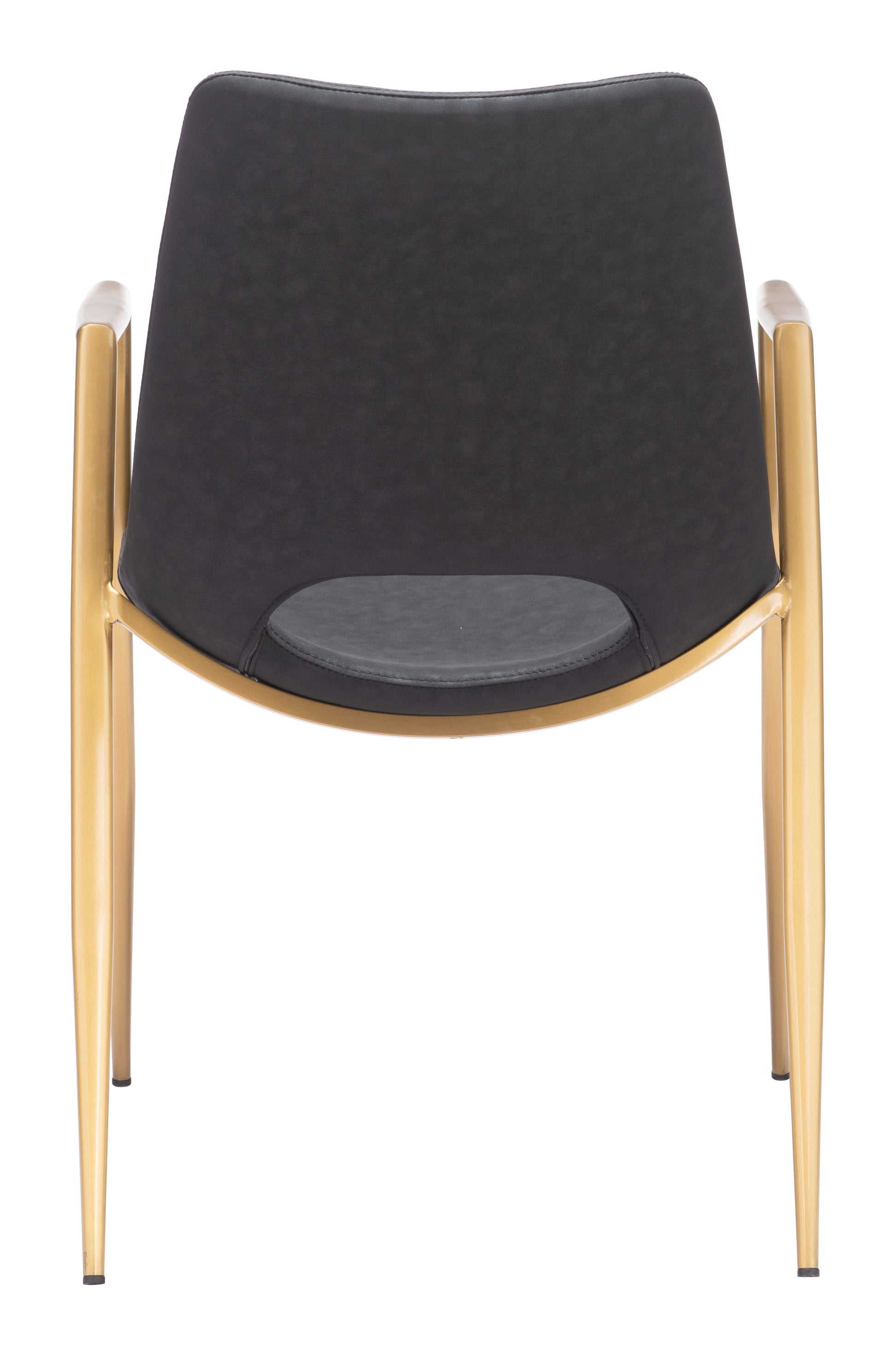 Desi Black & Gold Dining Chair (Set of 2) - Ornate Home