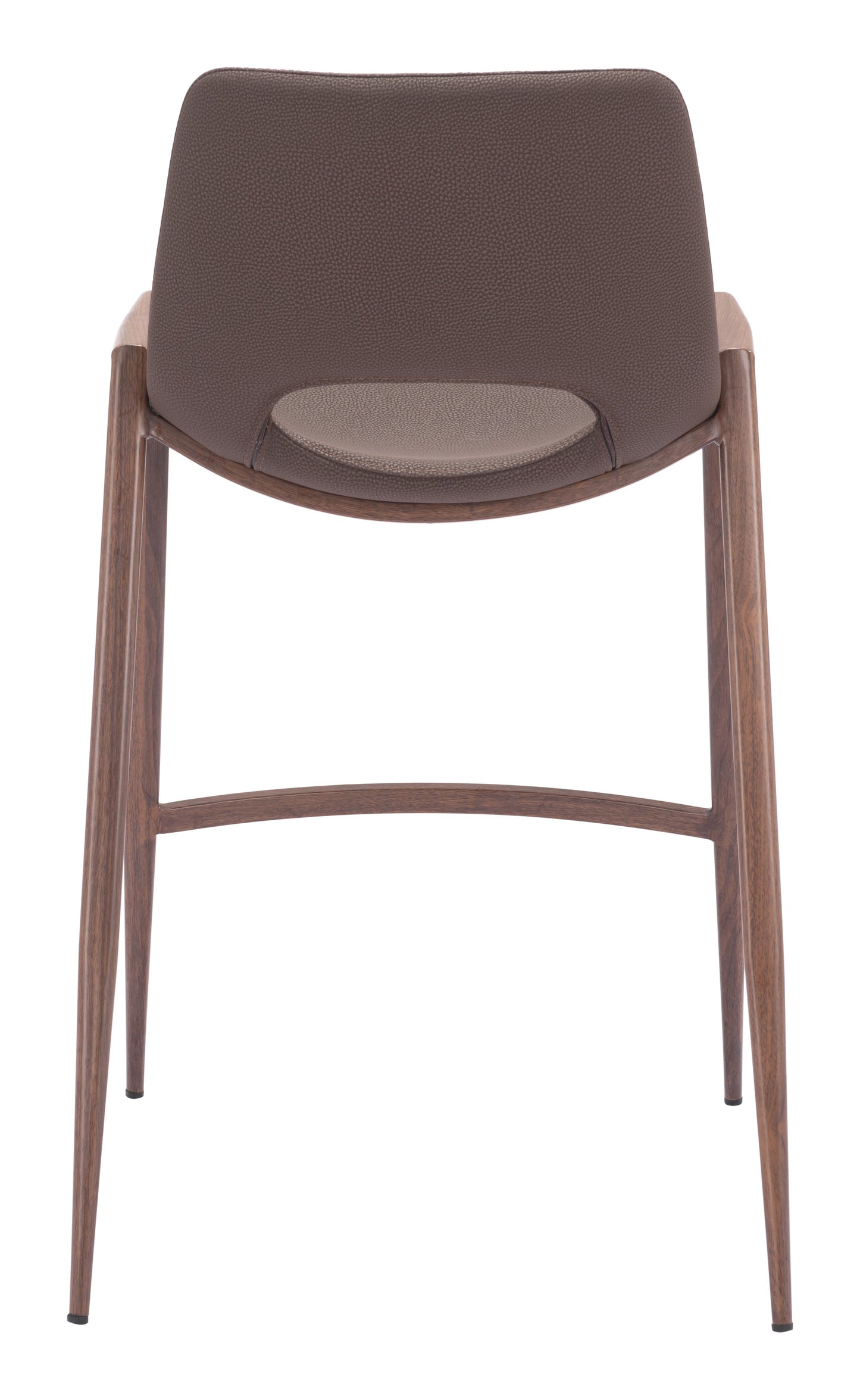 Desi Brown & Walnut Counter Stool (Set of 2) - Ornate Home