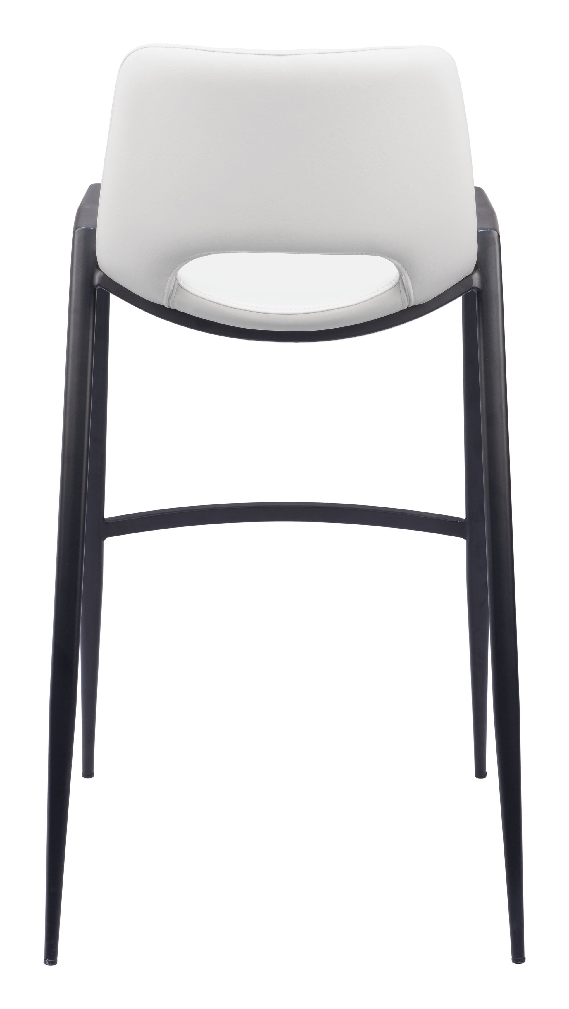 Desi White Barstool (Set of 2) - Ornate Home