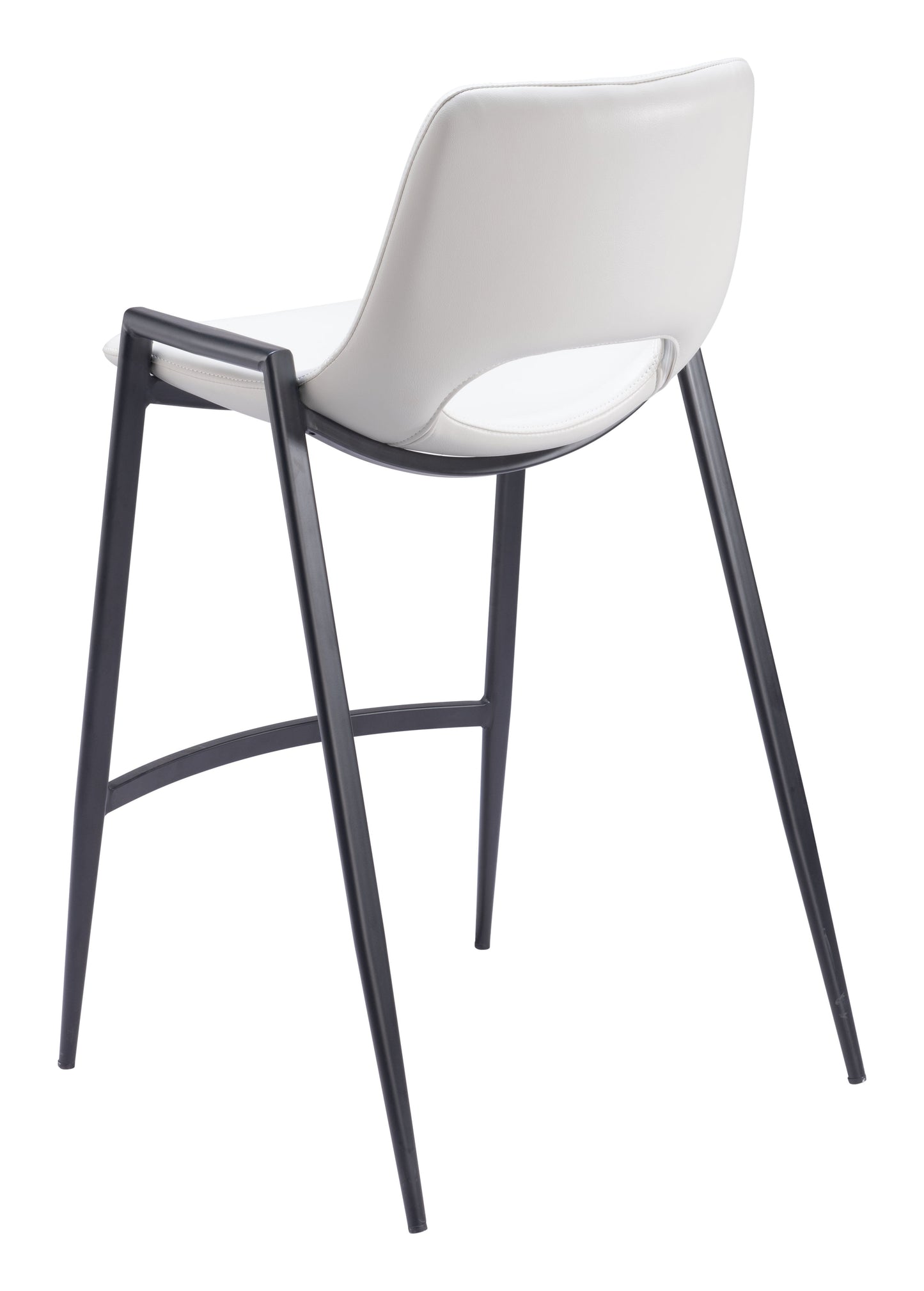 Desi White Counter Stool (Set of 2) - Ornate Home