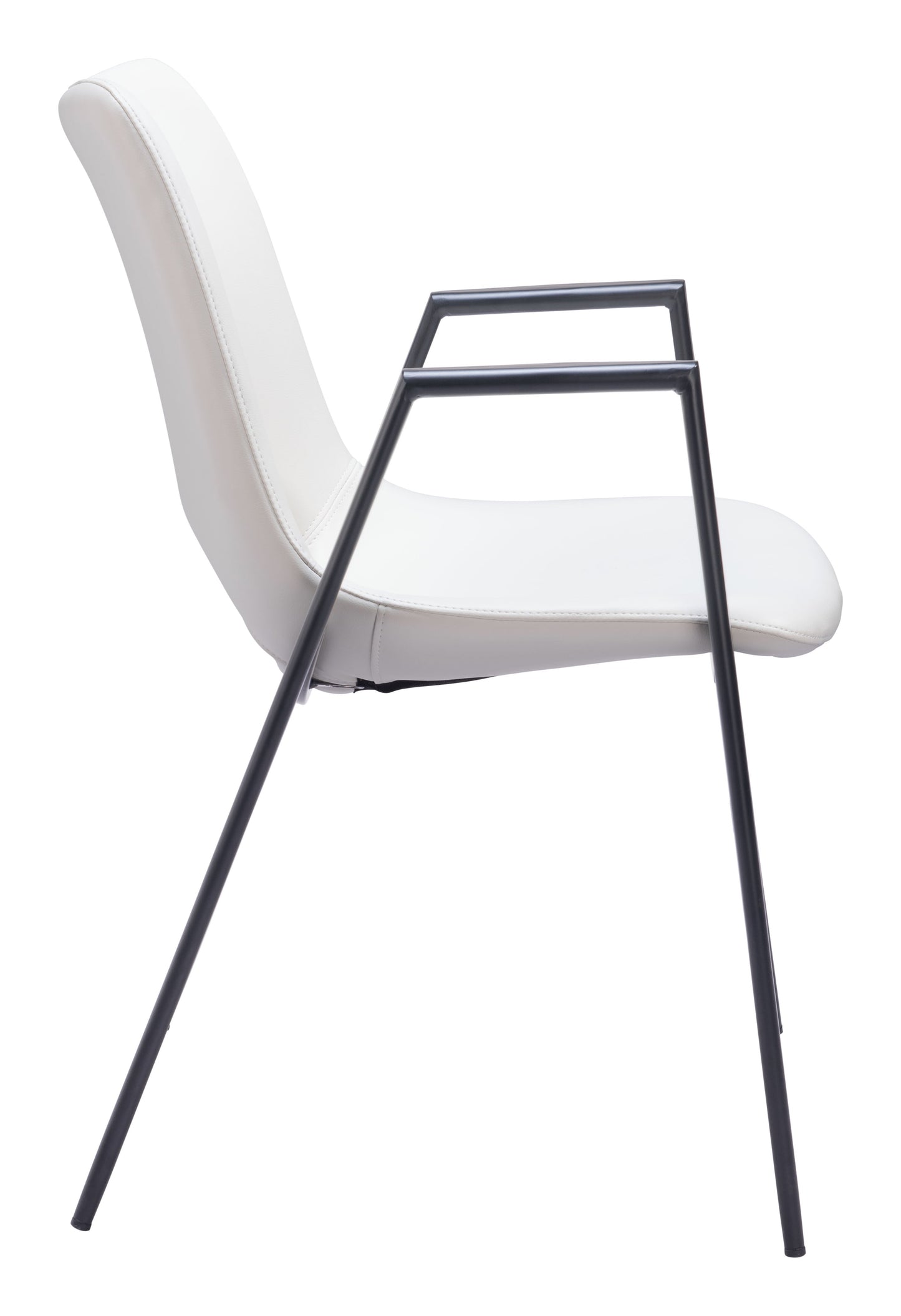 Desi White Dining Chair (Set of 2) - Ornate Home