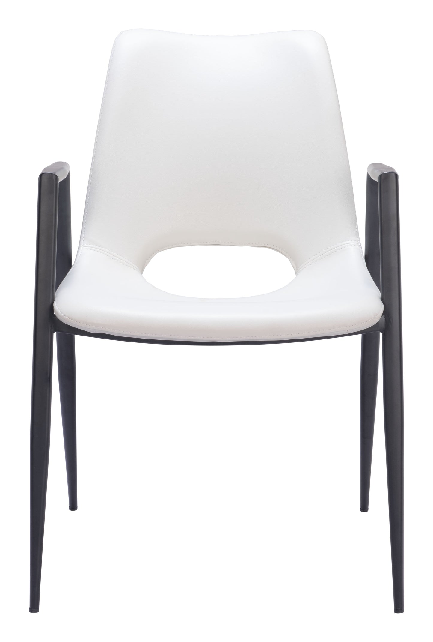 Desi White Dining Chair (Set of 2) - Ornate Home