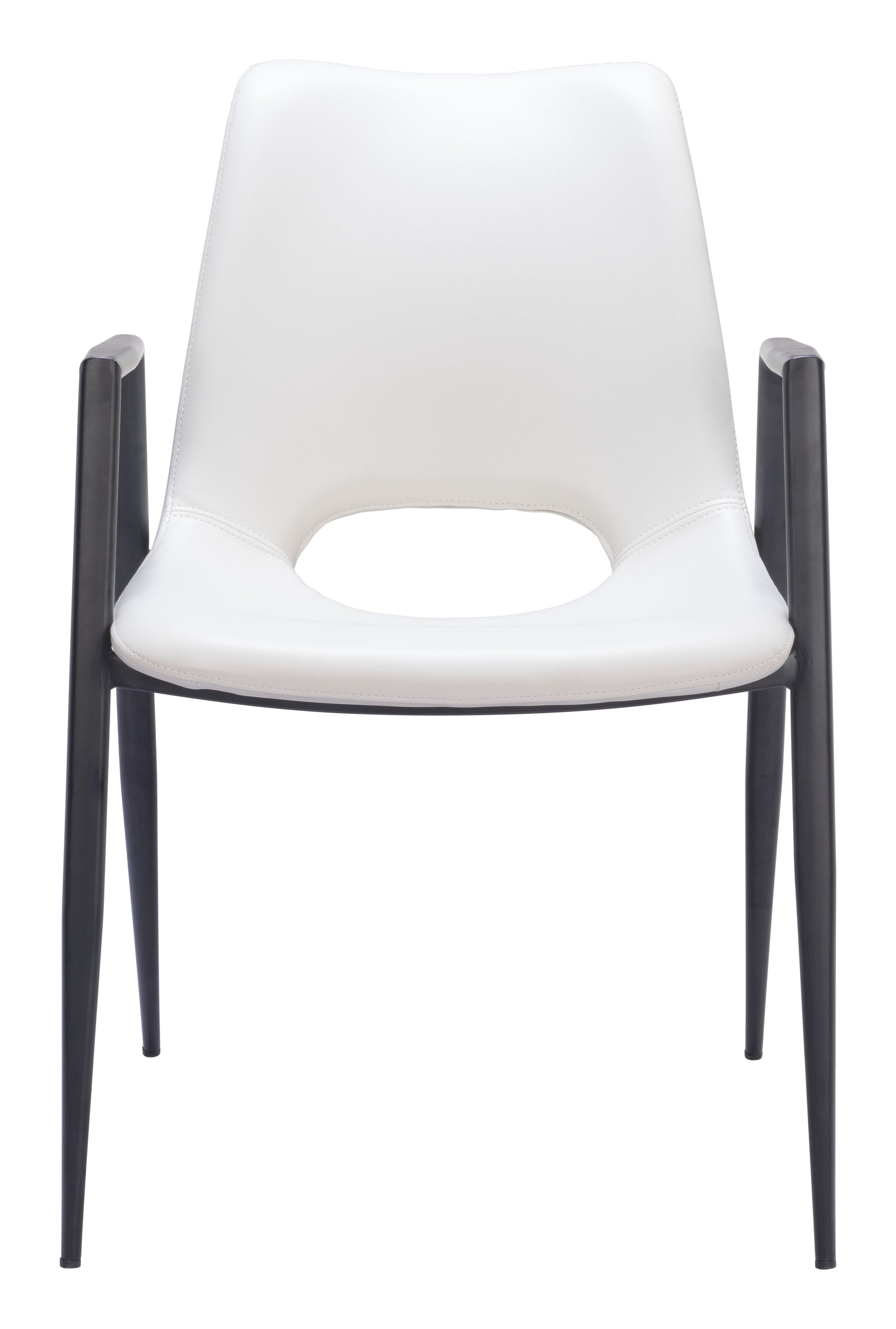 Desi White Dining Chair (Set of 2) - Ornate Home