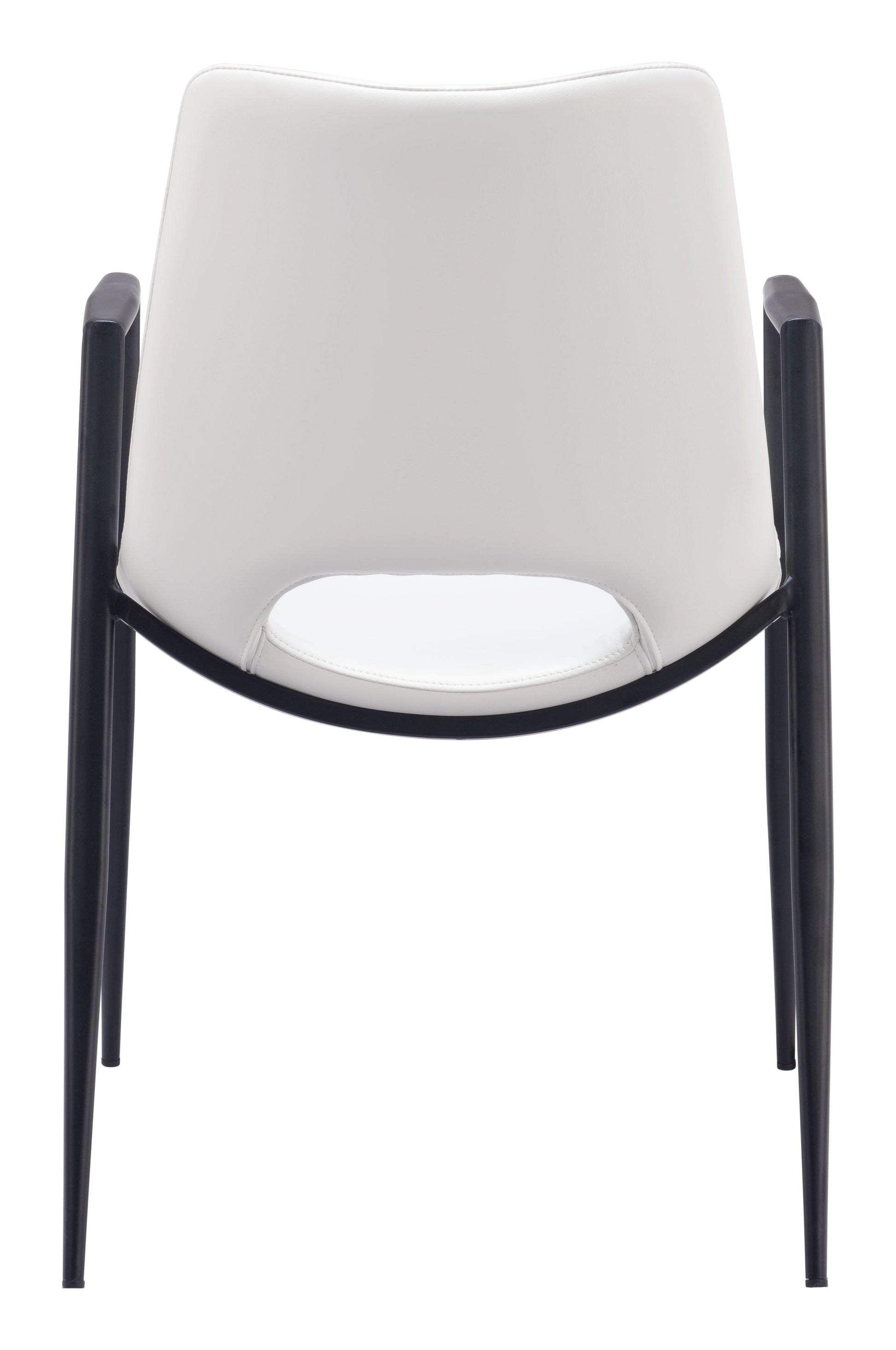Desi White Dining Chair (Set of 2) - Ornate Home