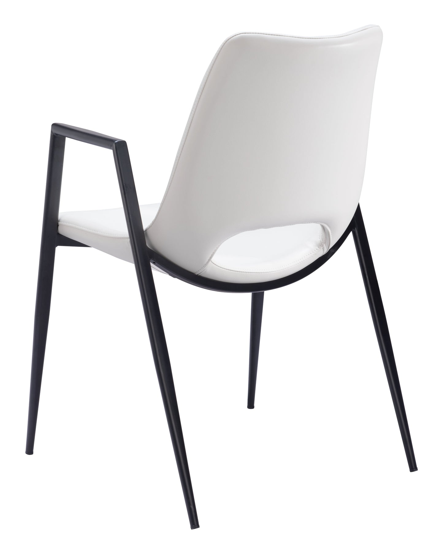 Desi White Dining Chair (Set of 2) - Ornate Home