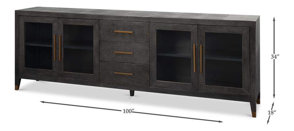 Desmond Grey Sideboard - Ornate Home