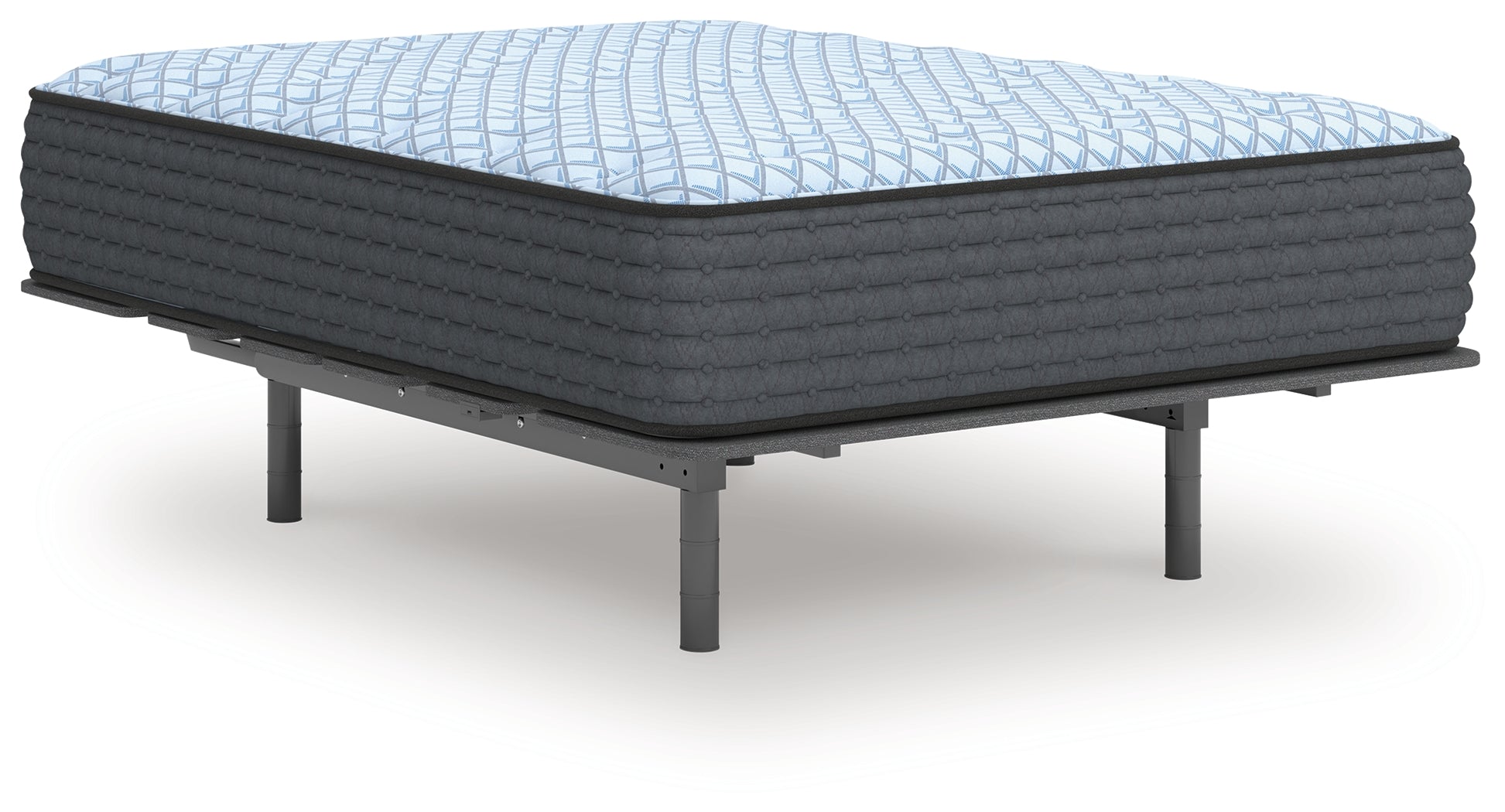 Destin Cove Plush Blue Hybrid King Mattress- Viva Furn