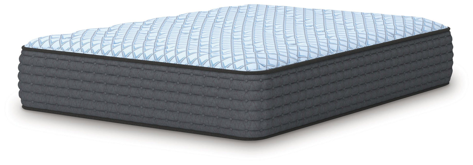 Destin Cove Plush Blue Hybrid Queen Mattress- Viva Furn
