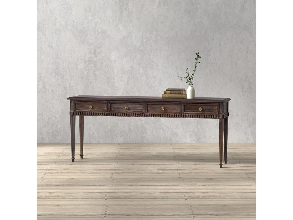 Details Brown Console Table - Ornate Home