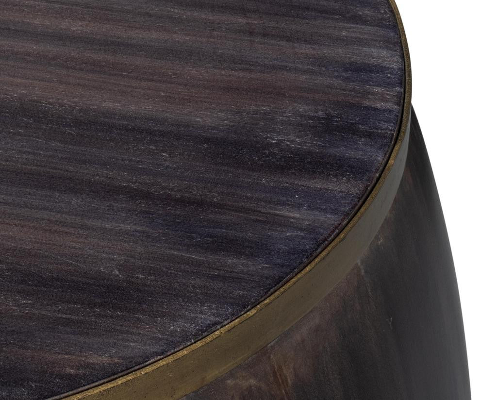 Details Brown Side Table - Ornate Home