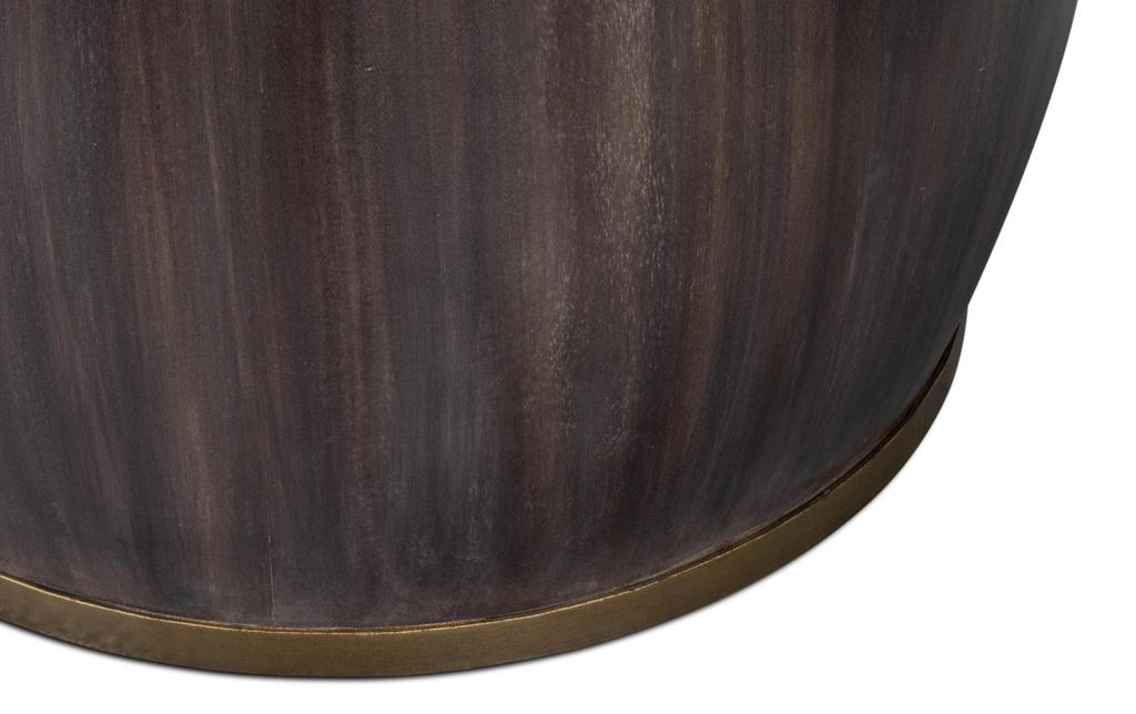 Details Brown Side Table - Ornate Home