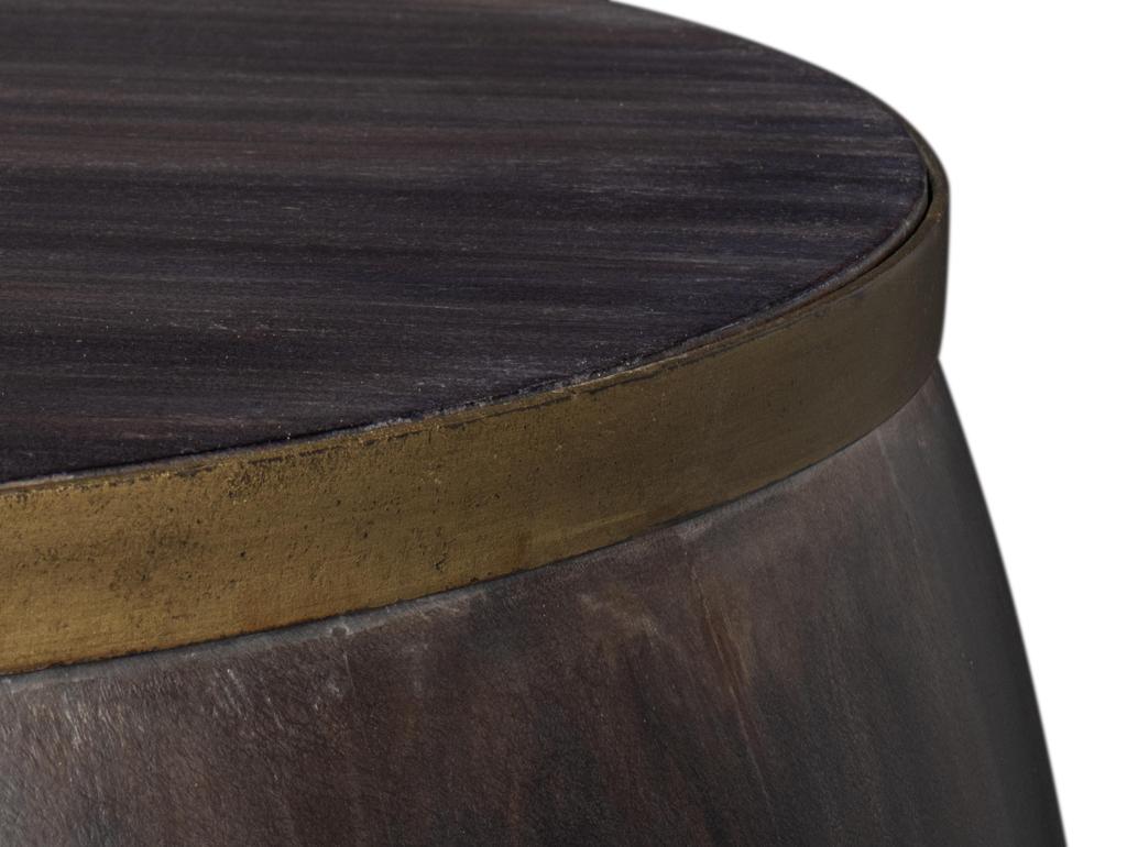 Details Brown Side Table - Ornate Home