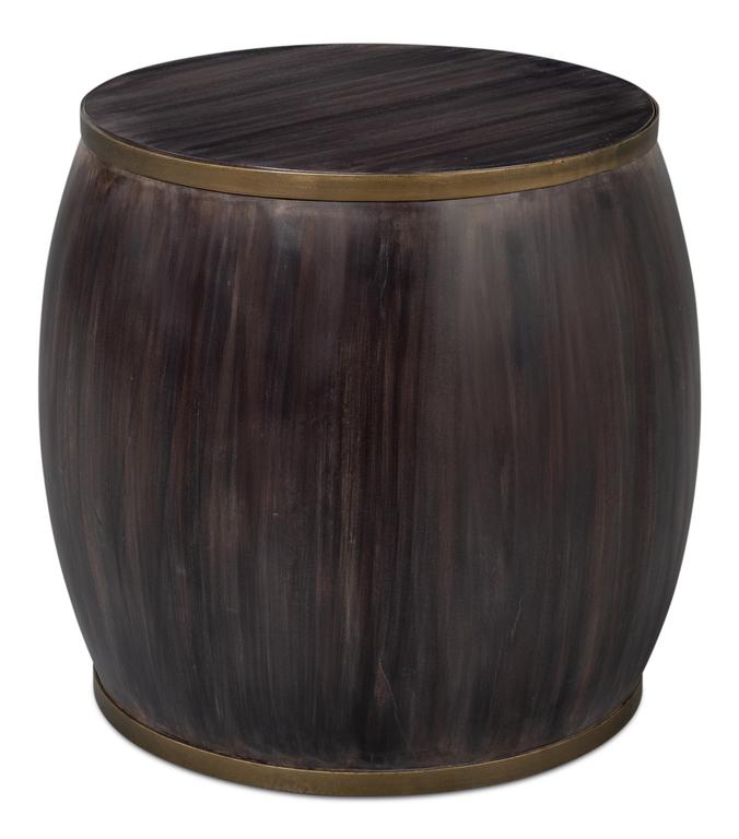 Details Brown Side Table - Ornate Home