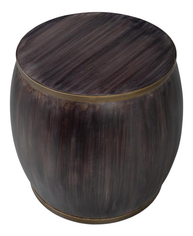 Details Brown Side Table - Ornate Home
