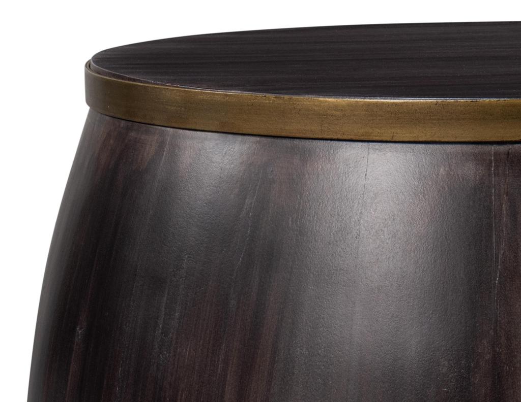Details Brown Side Table - Ornate Home