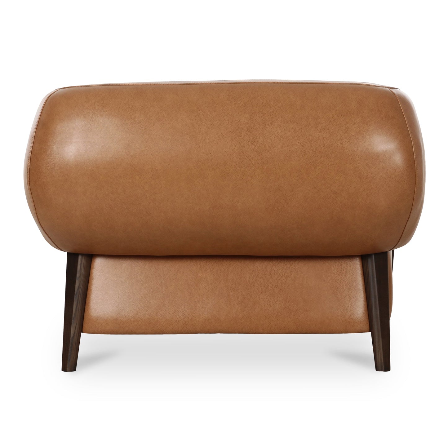 Devlin Tan Leather Lounge Chair - Ornate Home