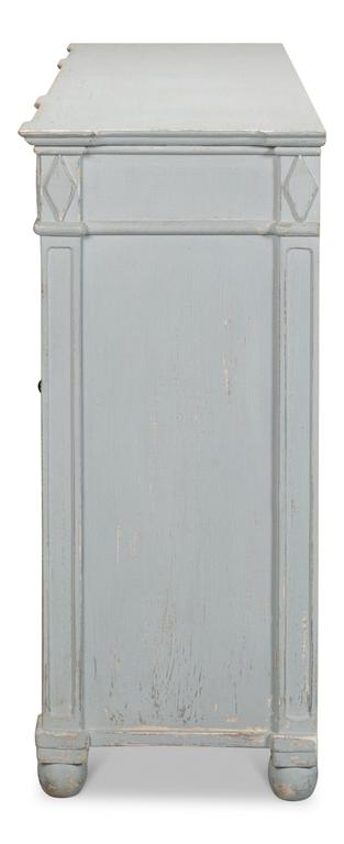 Diamond Blue Wall Sideboard - Ornate Home