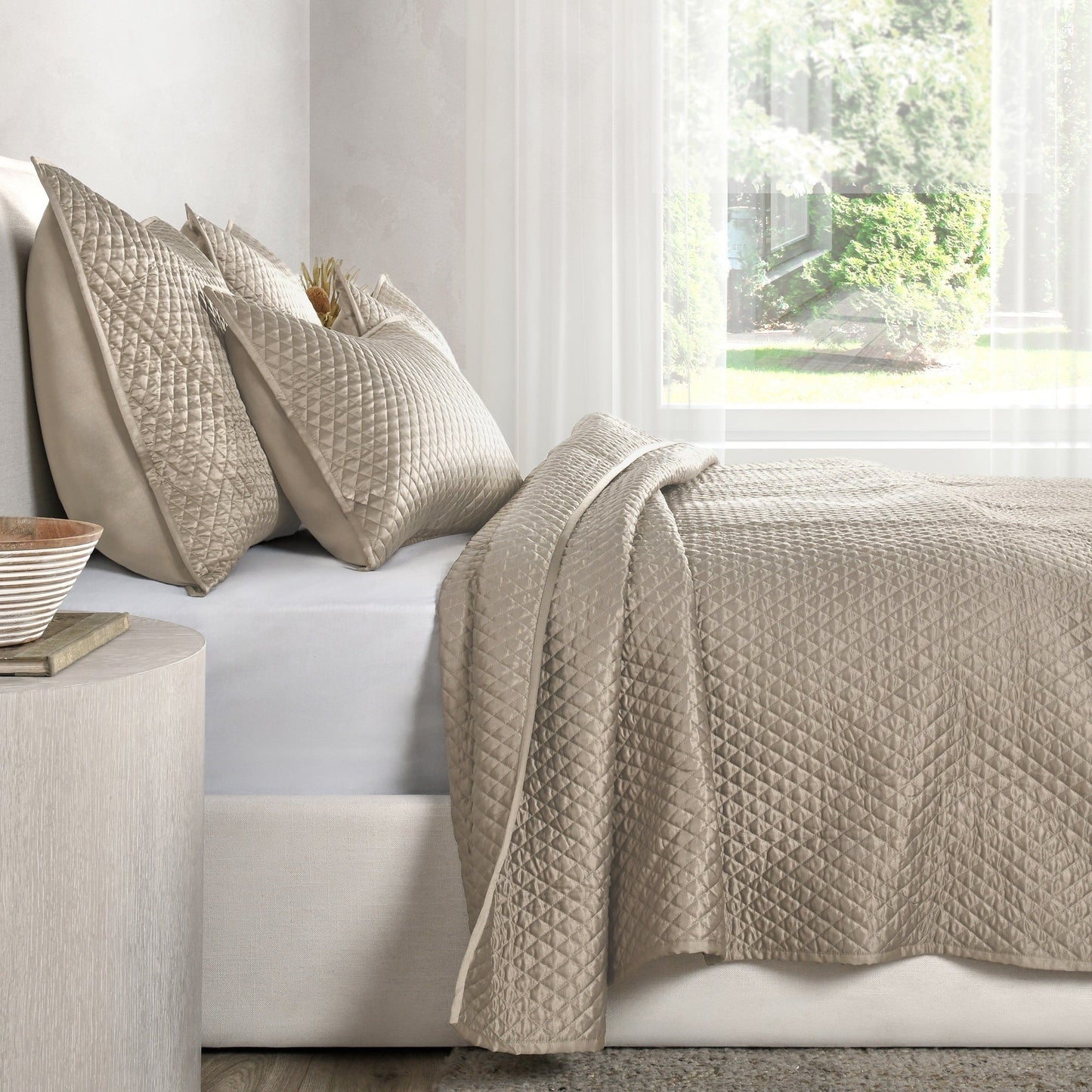 Diamond Pebble Quilt Collection - Ornate Home
