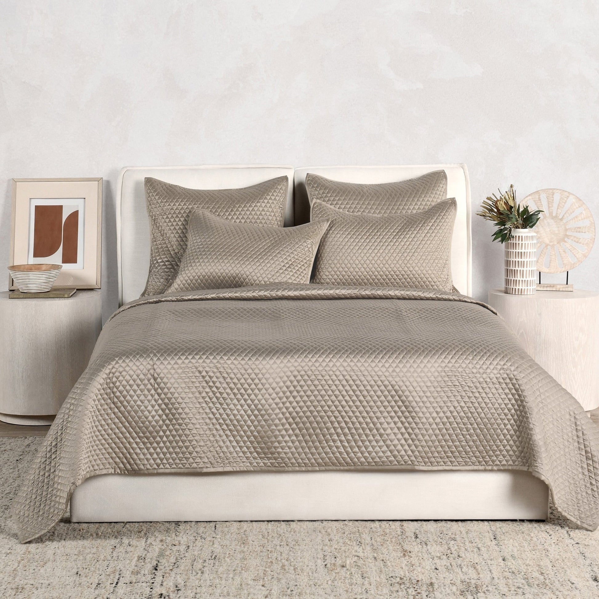 Diamond Pebble Quilt Collection - Ornate Home