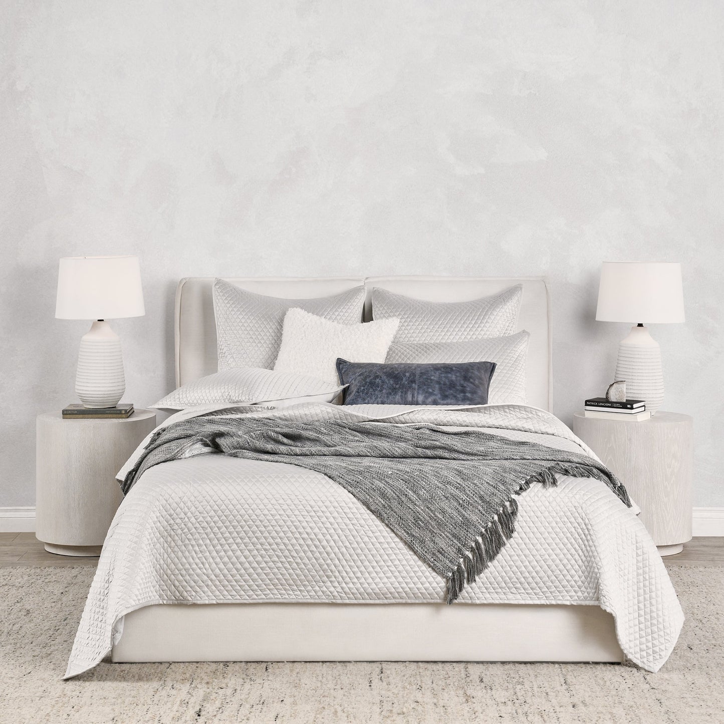 Diamond Silver Quilt Collection - Ornate Home